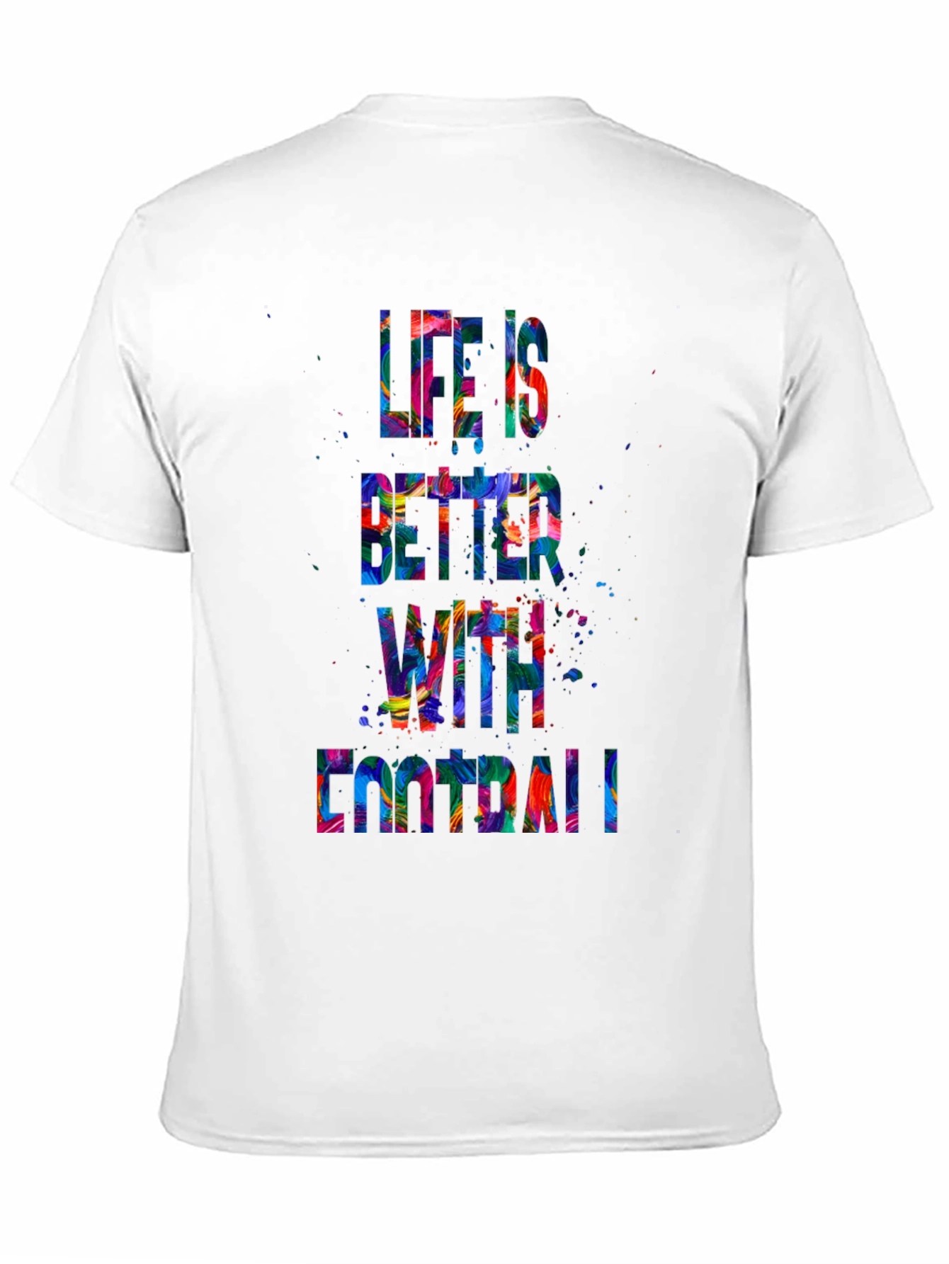 Black Life is Better with Football T-Shirt view 11
