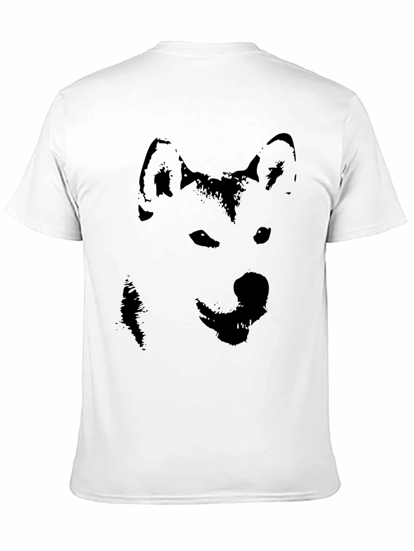 Black Black Husky Silhouette Graphic T-Shirt view 11