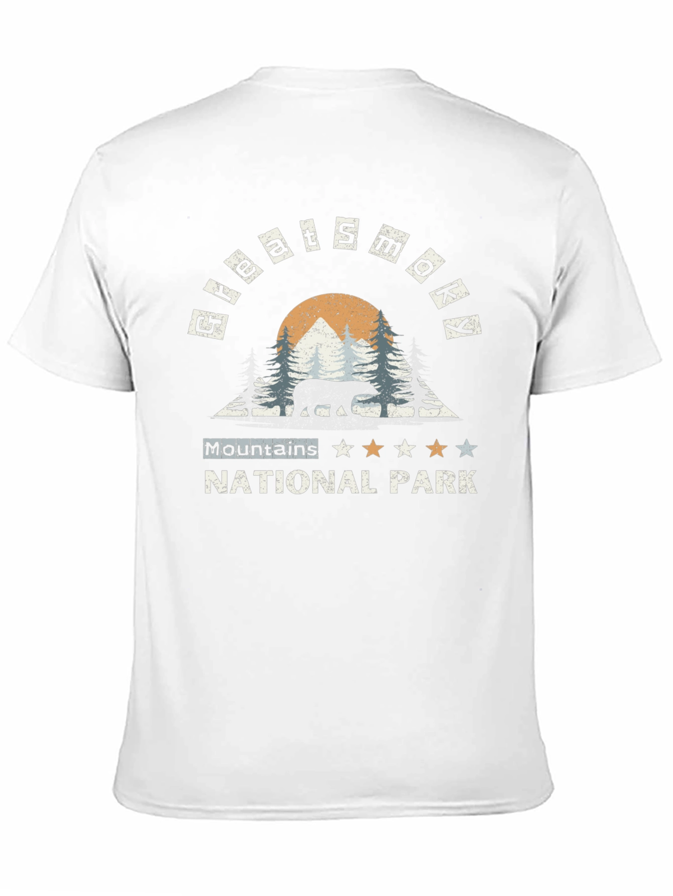 Black Great Smoky Mountains National Park T-Shirt view 11