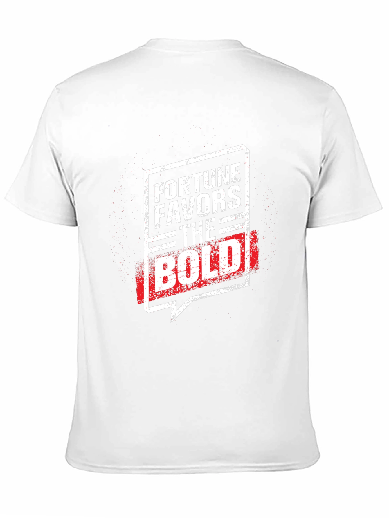 Black Fortune Favors the Bold Graphic Tee - Black view 11