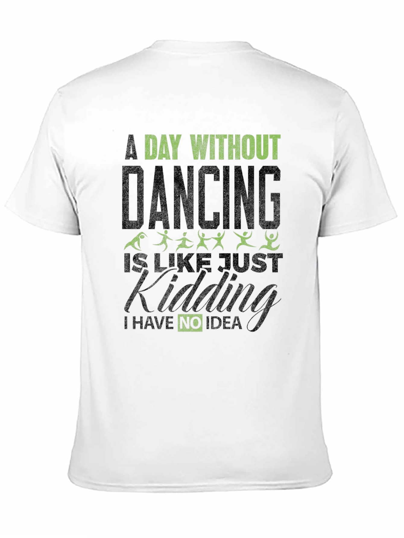 Black Funny Dancing Graphic T-Shirt view 11