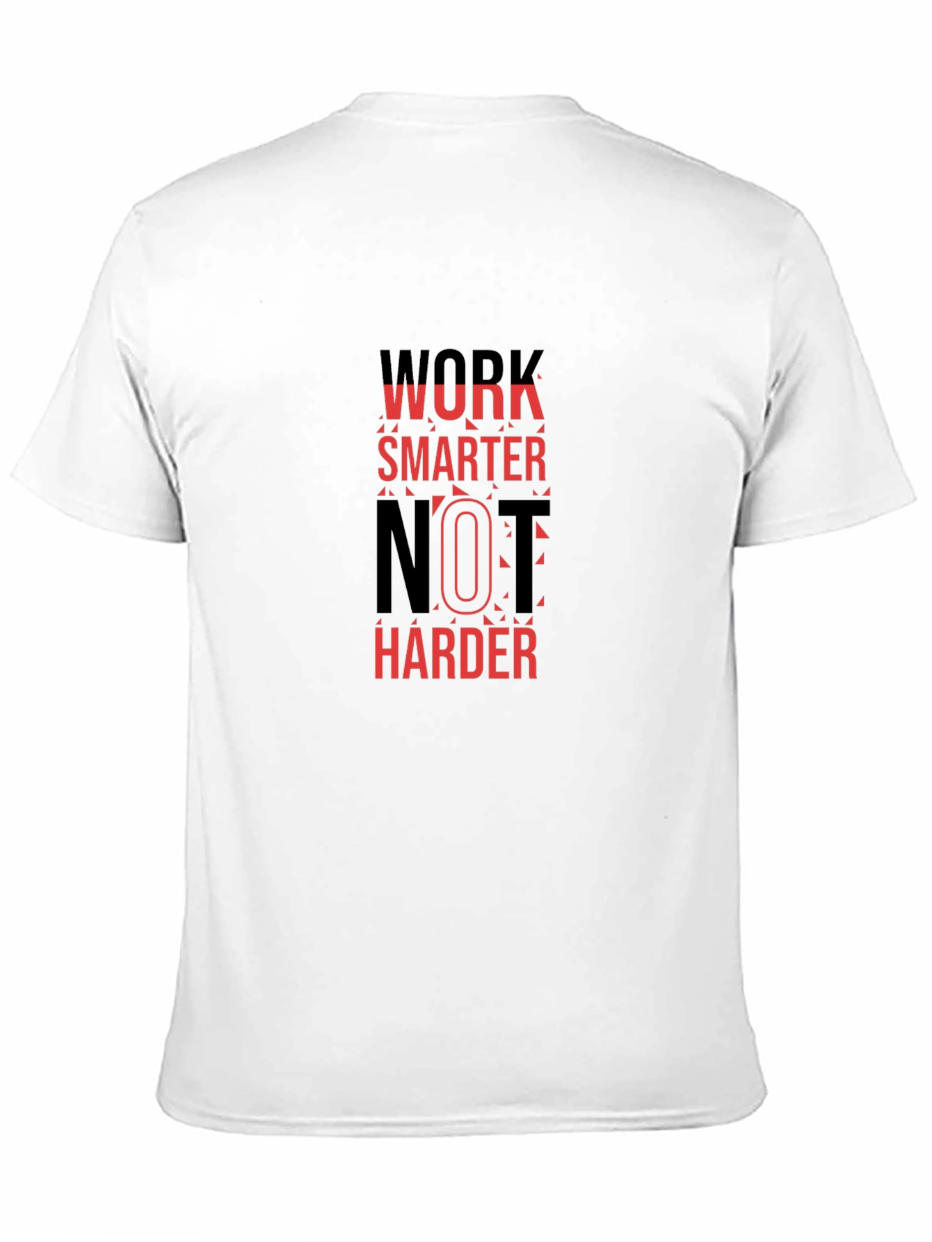 Black Work Smarter T-Shirt: Motivational Graphic Tee view 11