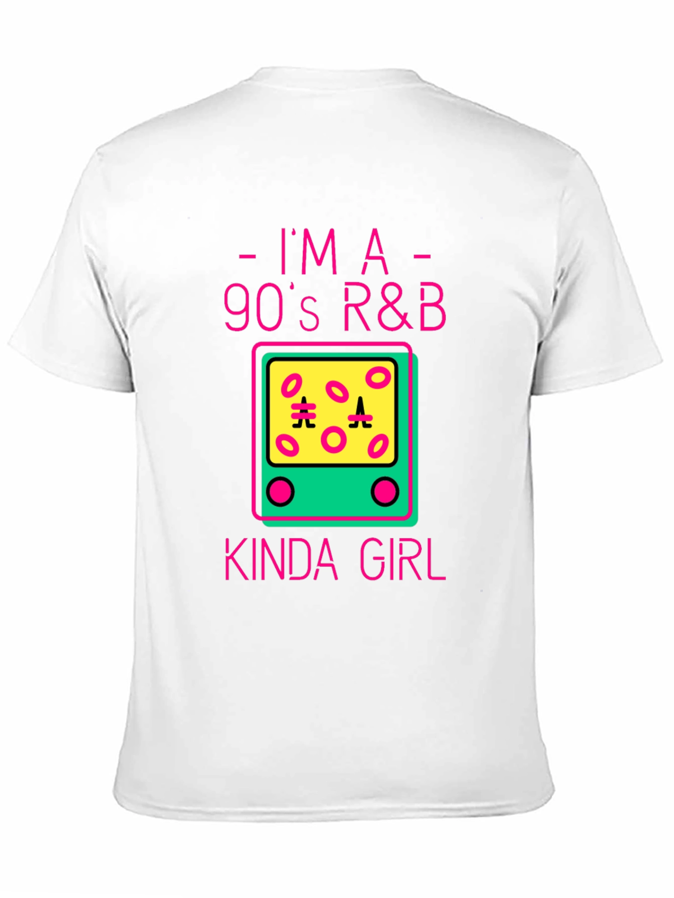 Black I'm a 90's R&B Kinda Girl Black Graphic Tee view 11