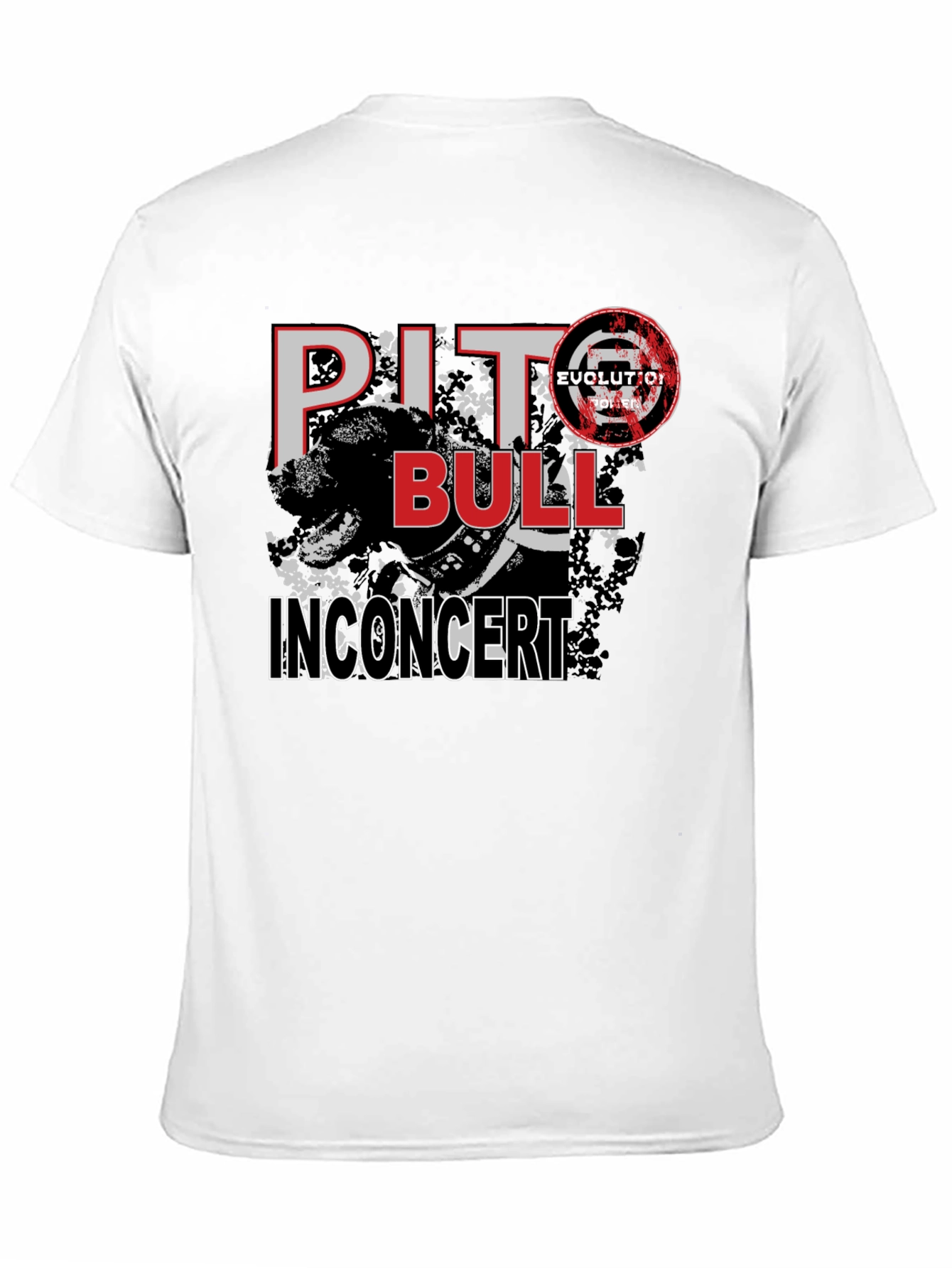 Black Pitbull In Concert Graphic Tee view 11