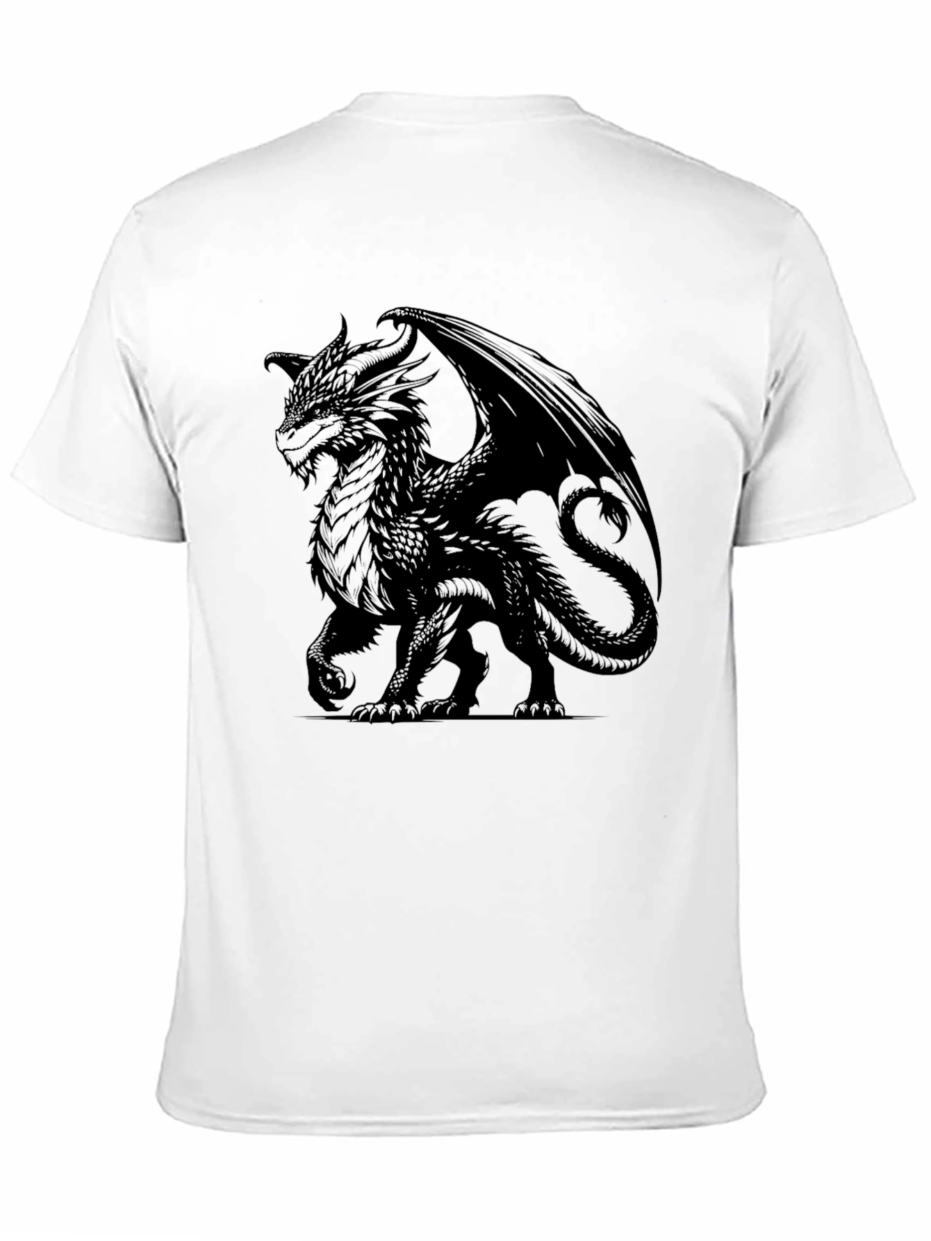 Black Black Dragon Graphic Tee - Men's Short Sleeve Shirt view 11