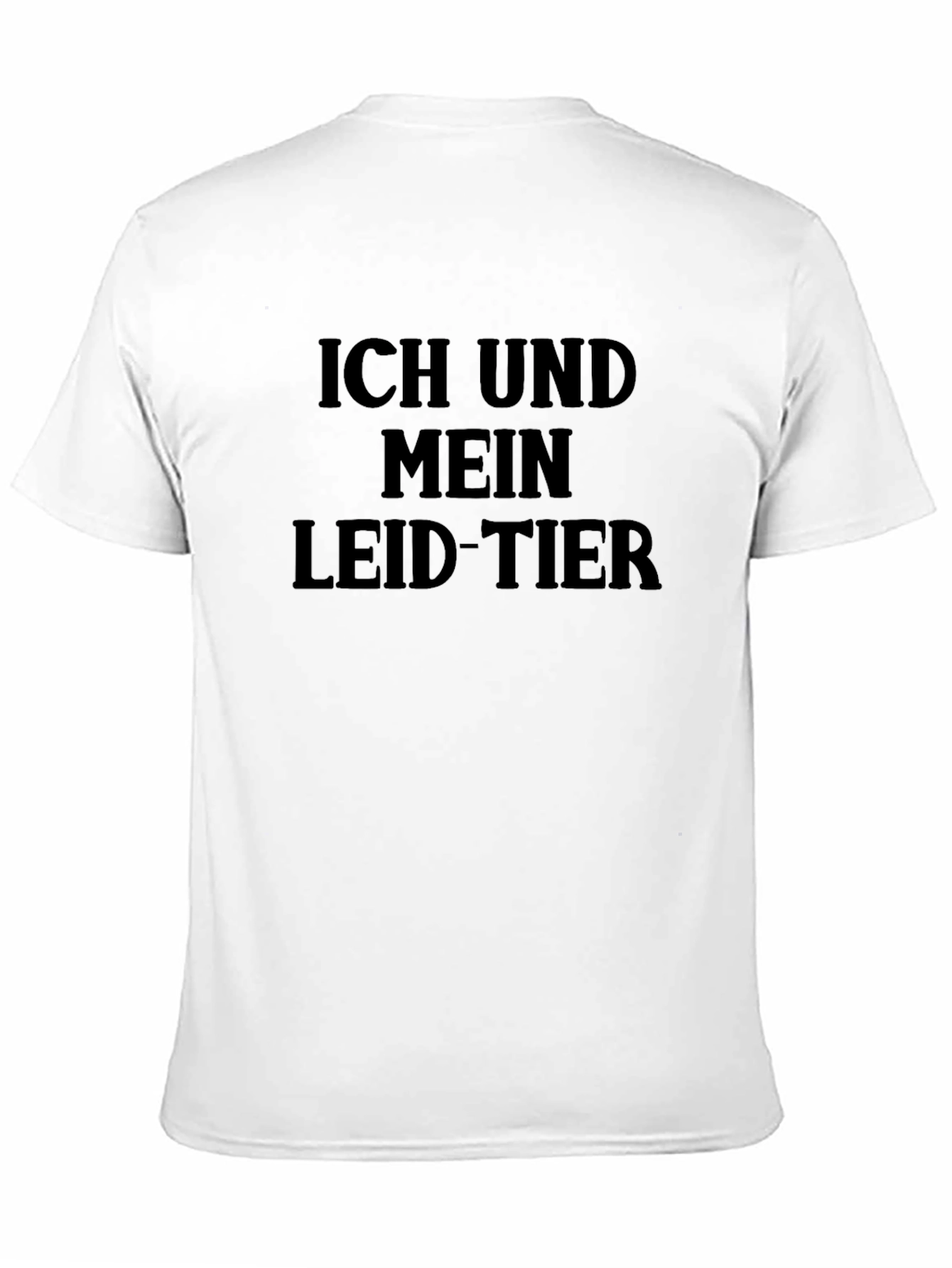 Black Ich Und Mein Leid-Tier Black Graphic Tee view 11