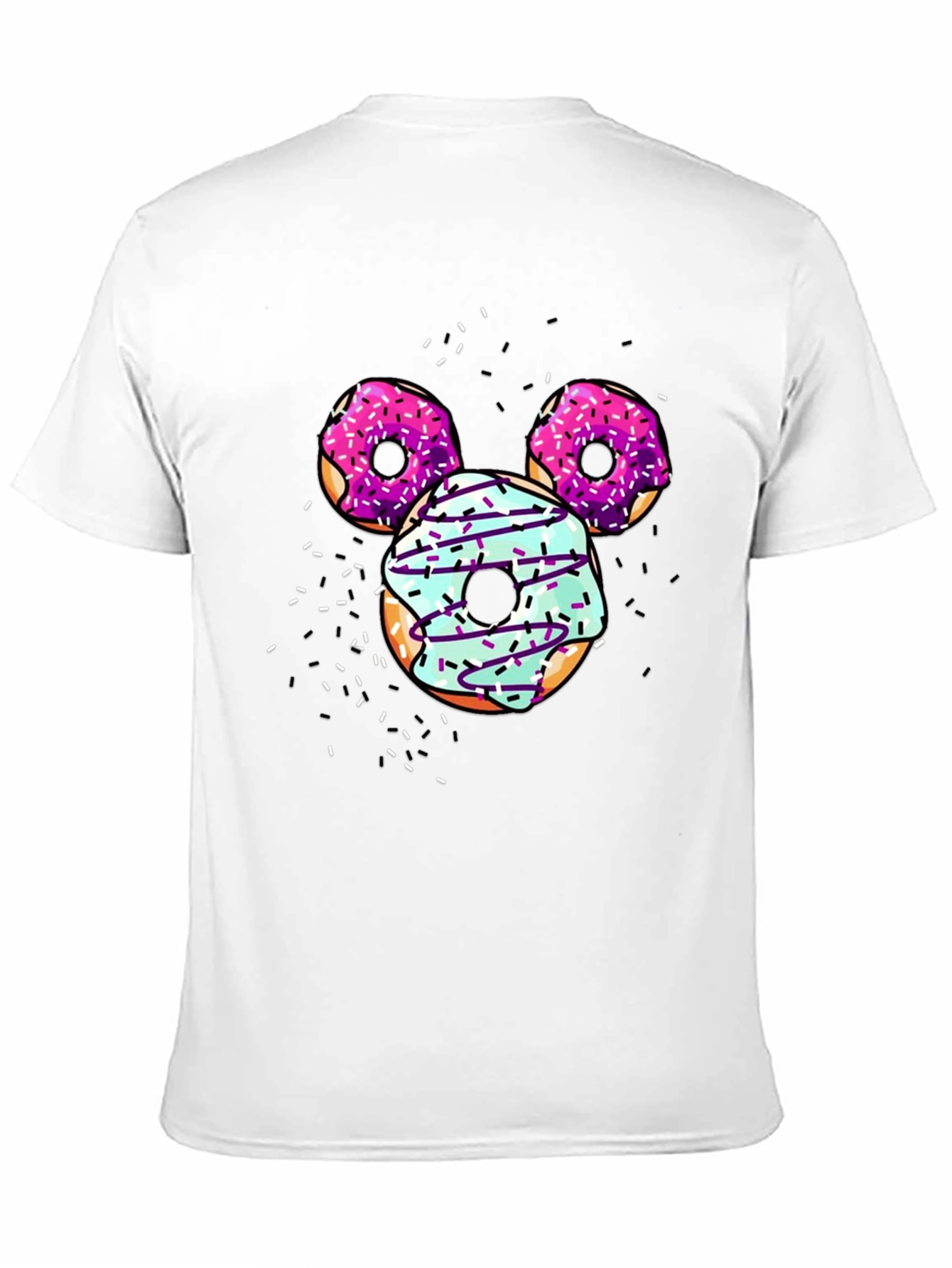 Black Donut Mickey Mouse T-Shirt view 11