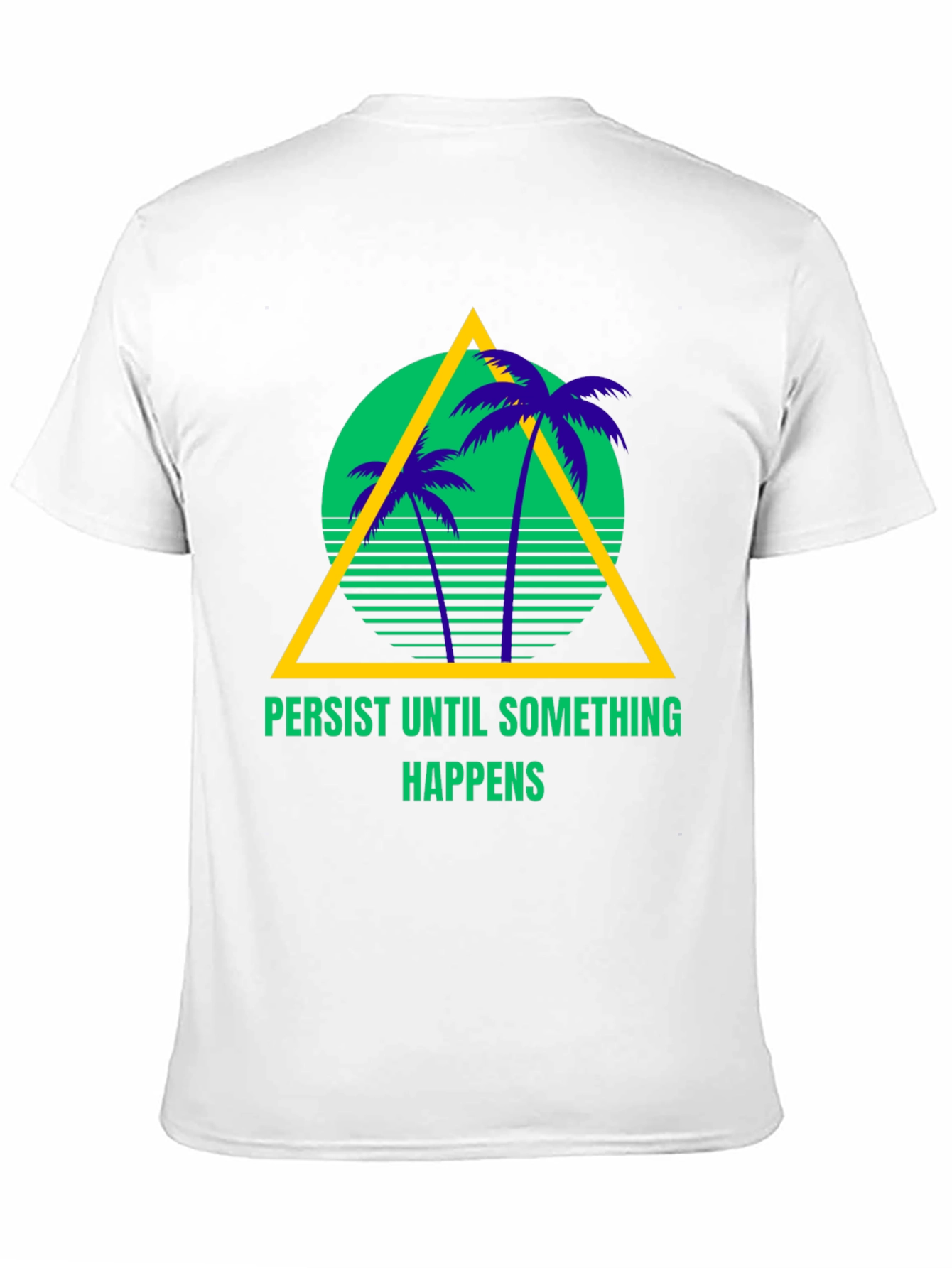 Black Persist Until Something Happens Graphic Tee view 11