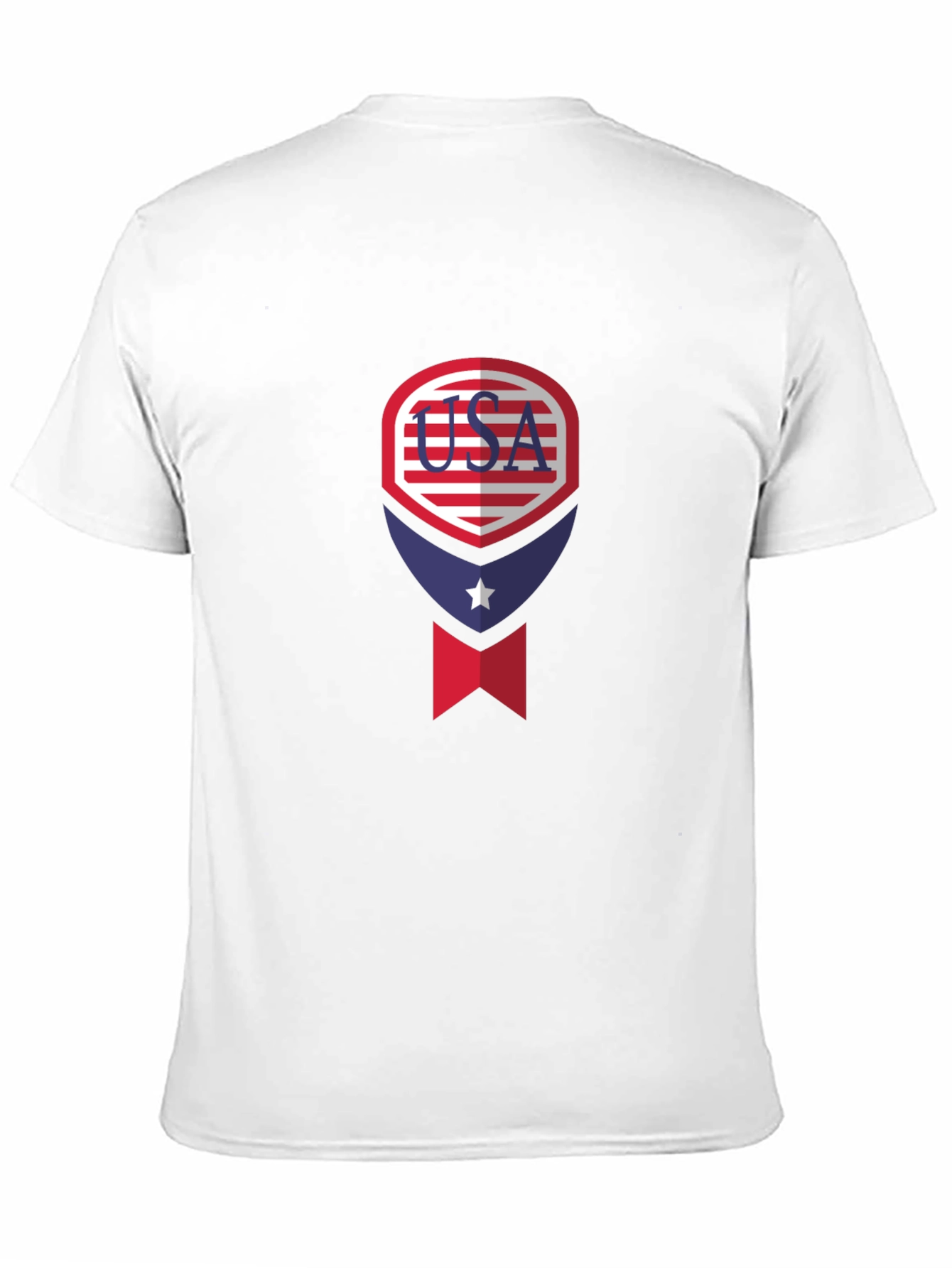 Black USA Patriotic Graphic Tee - Men's Black T-Shirt view 11