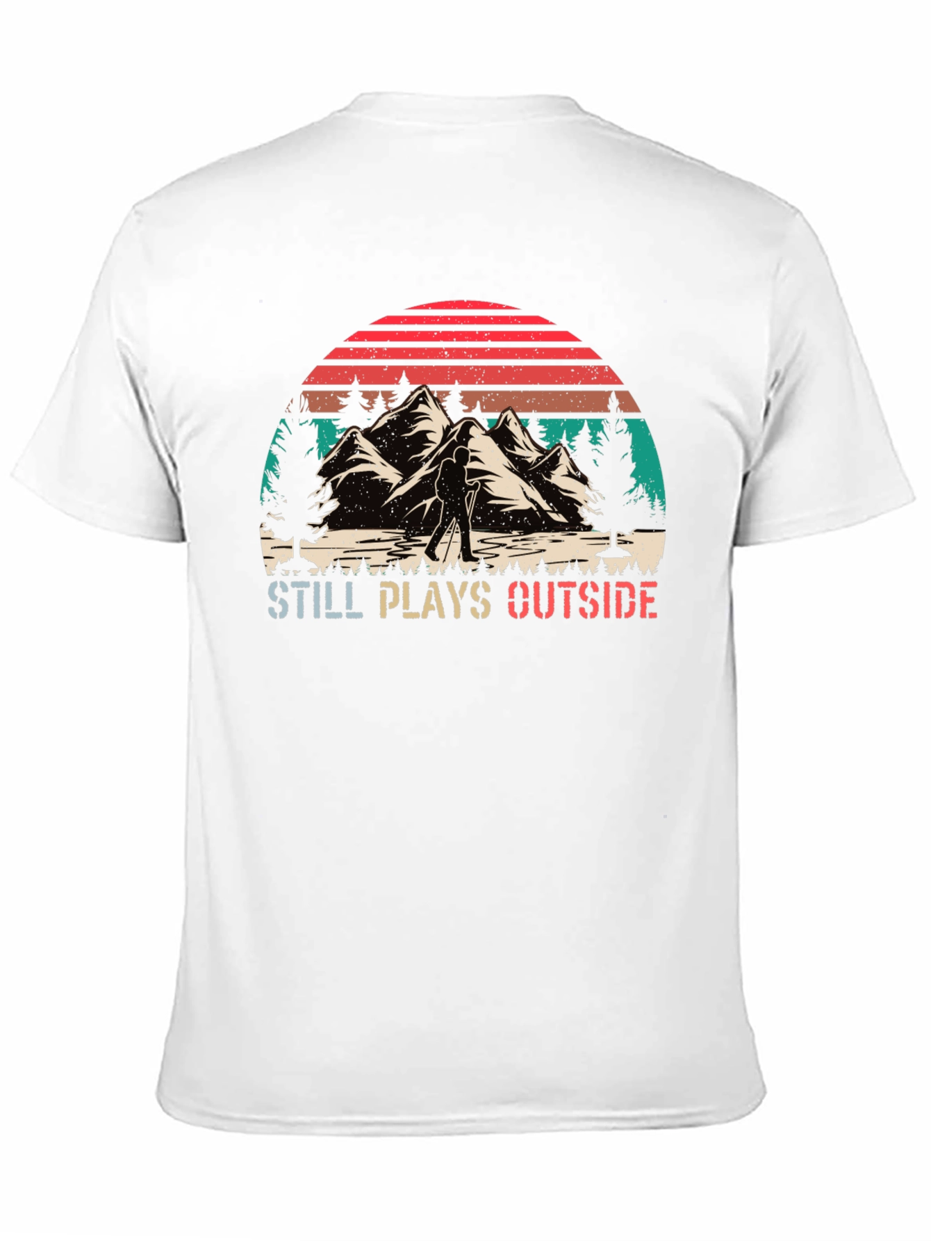 Black Still Plays Outside Hiking T-Shirt view 11