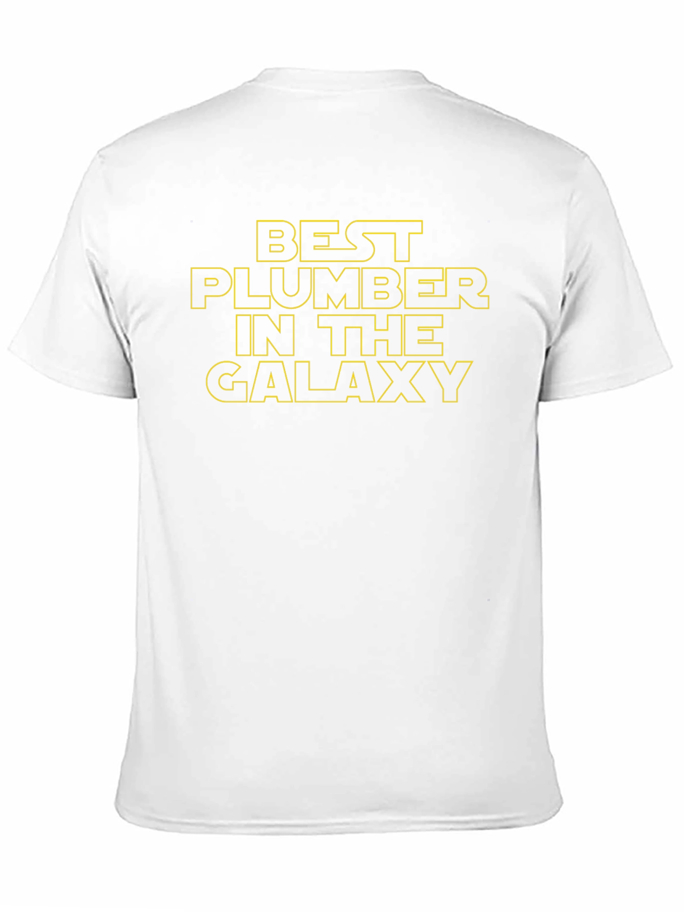 Black Best Plumber in the Galaxy T-Shirt view 11