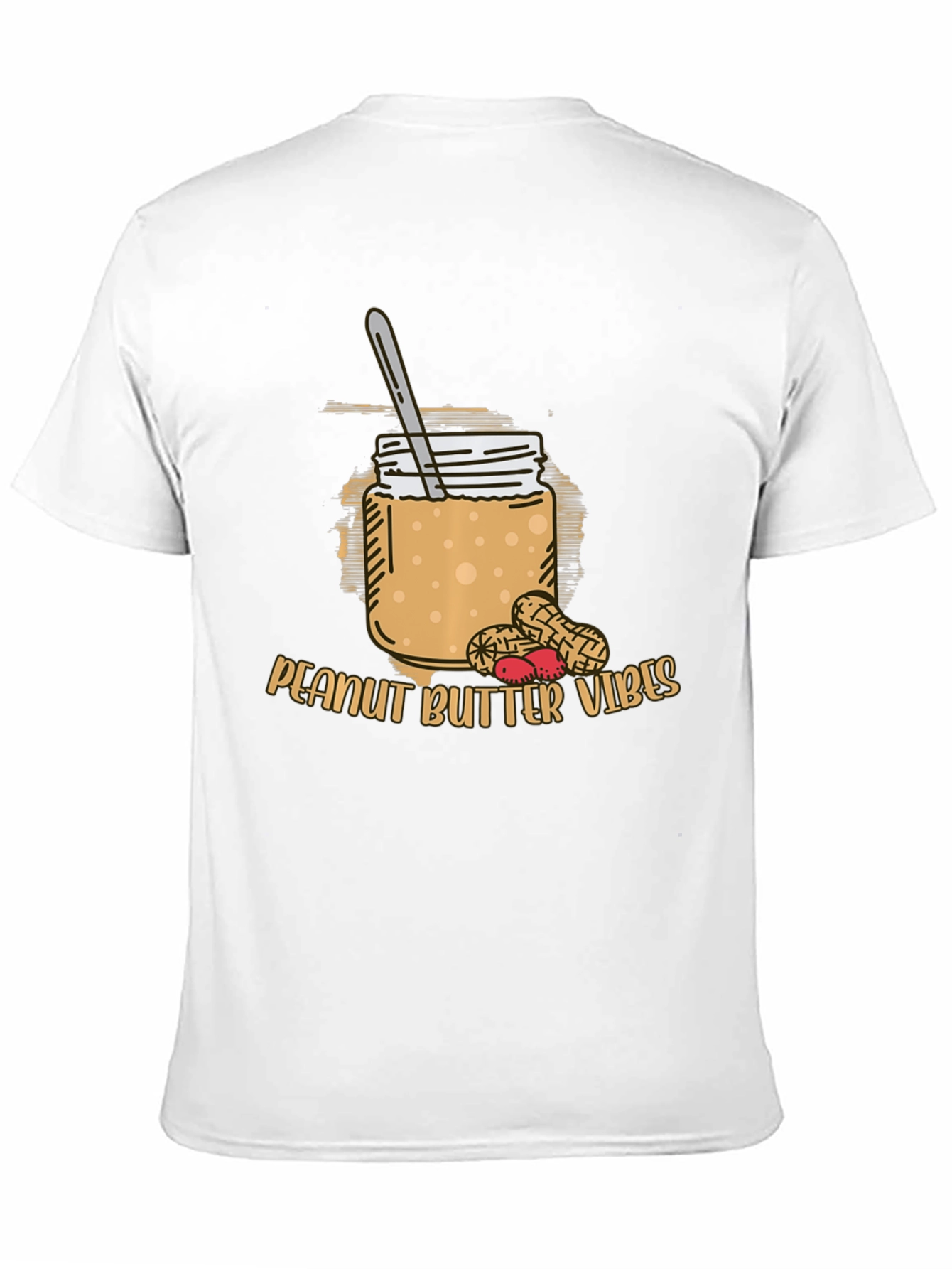 Black Peanut Butter Vibes Graphic Tee - Casual Style view 11