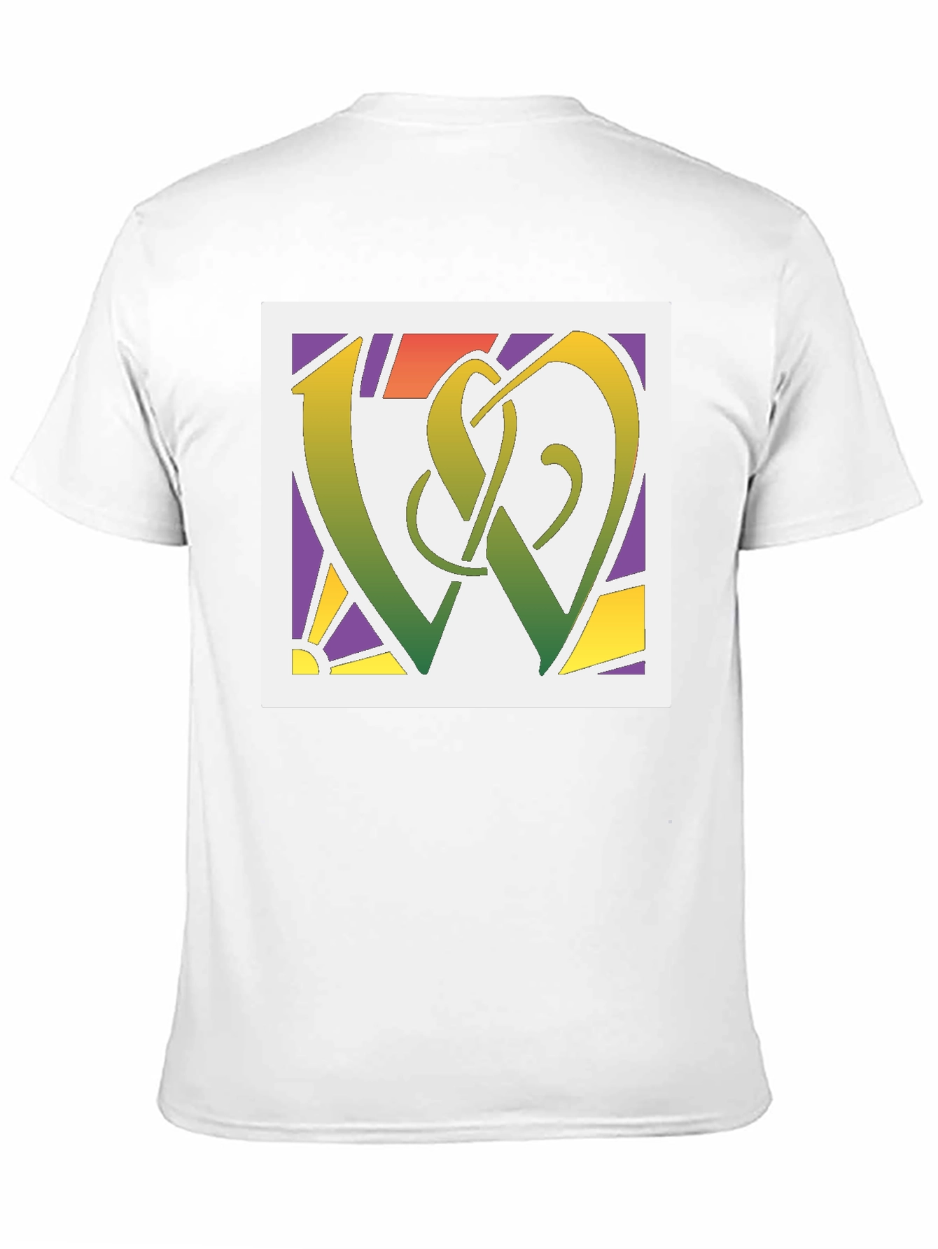 Black Abstract Symbol Graphic Tee - Modern Style view 11