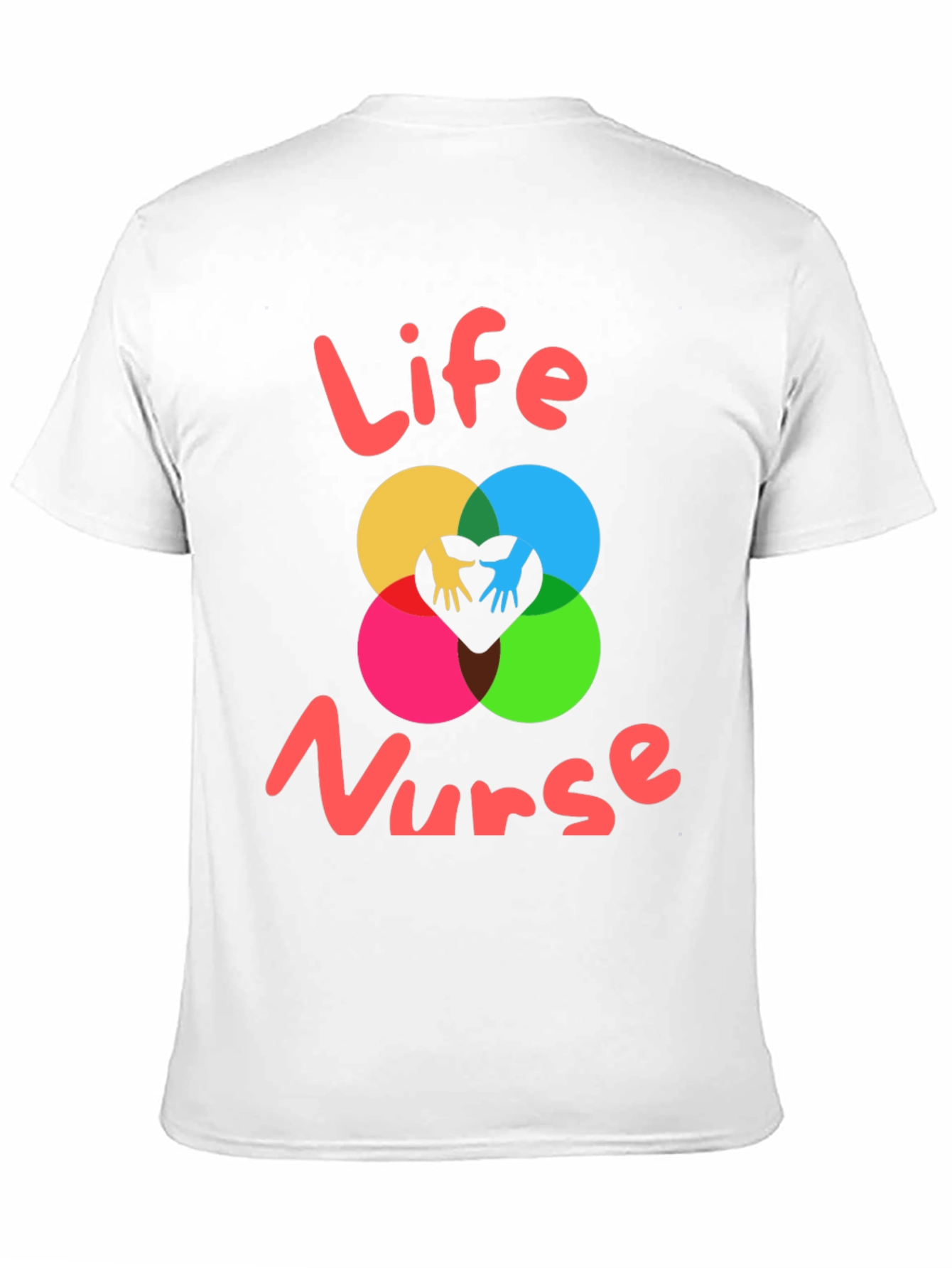 Black Life Nurse Graphic Tee - Black Cotton T-Shirt view 11
