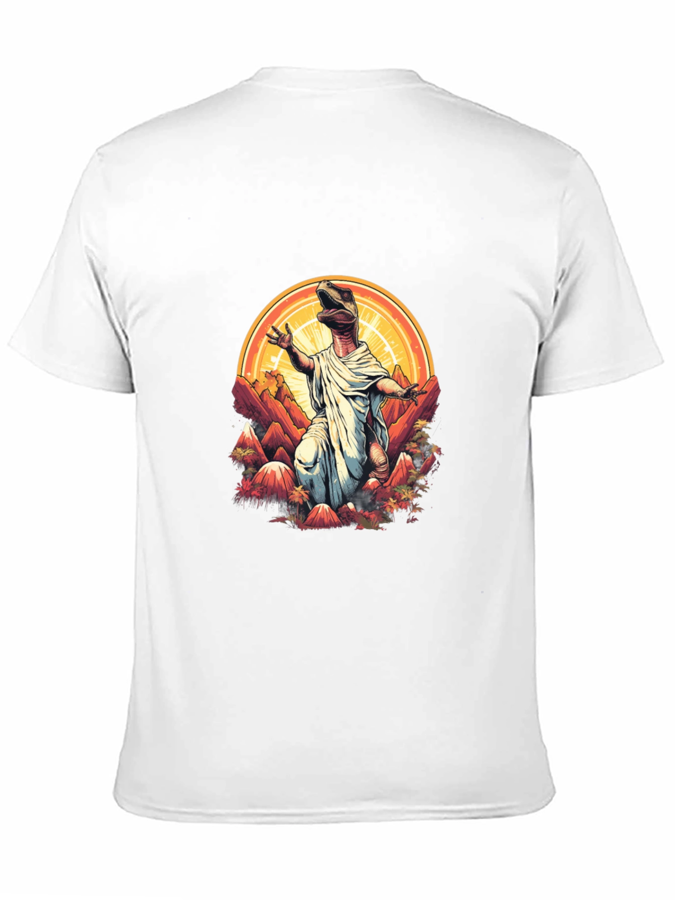 Black Dino-Jesus Graphic Tee view 11