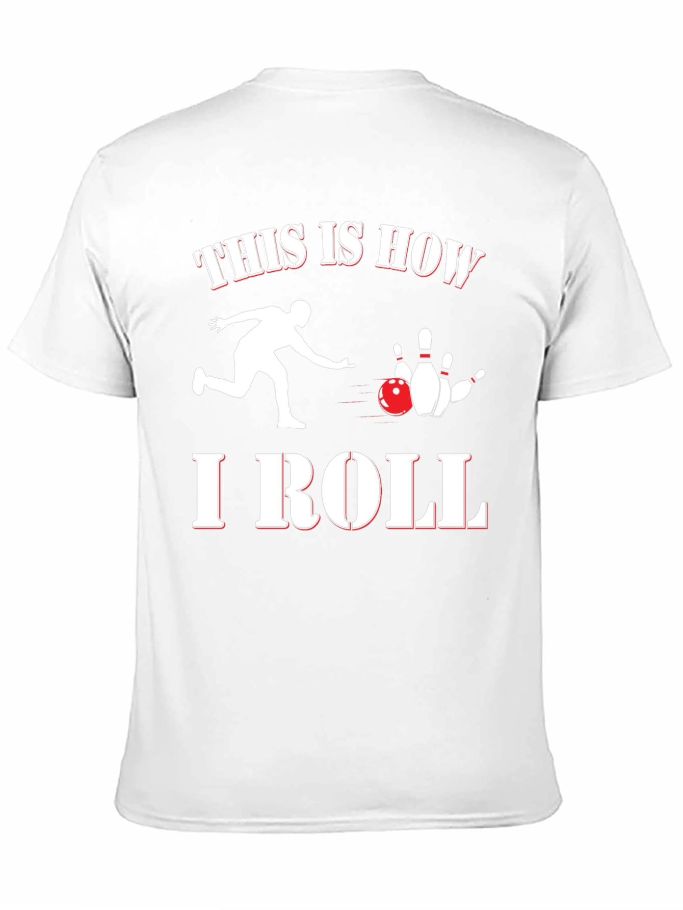 Black This Is How I Roll Bowling Graphic Tee view 11