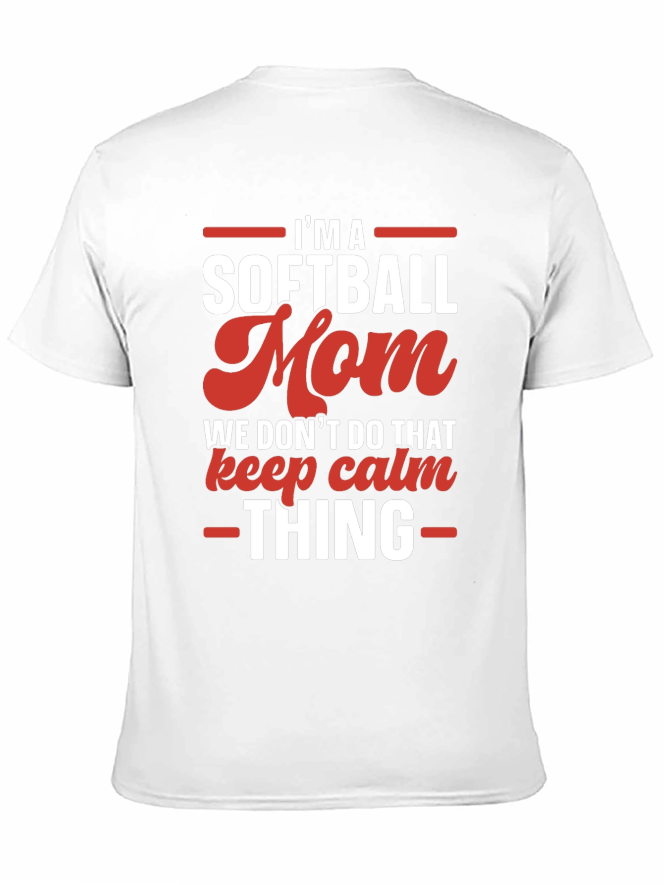 Black Softball Mom Graphic T-Shirt - Funny & Stylish view 11