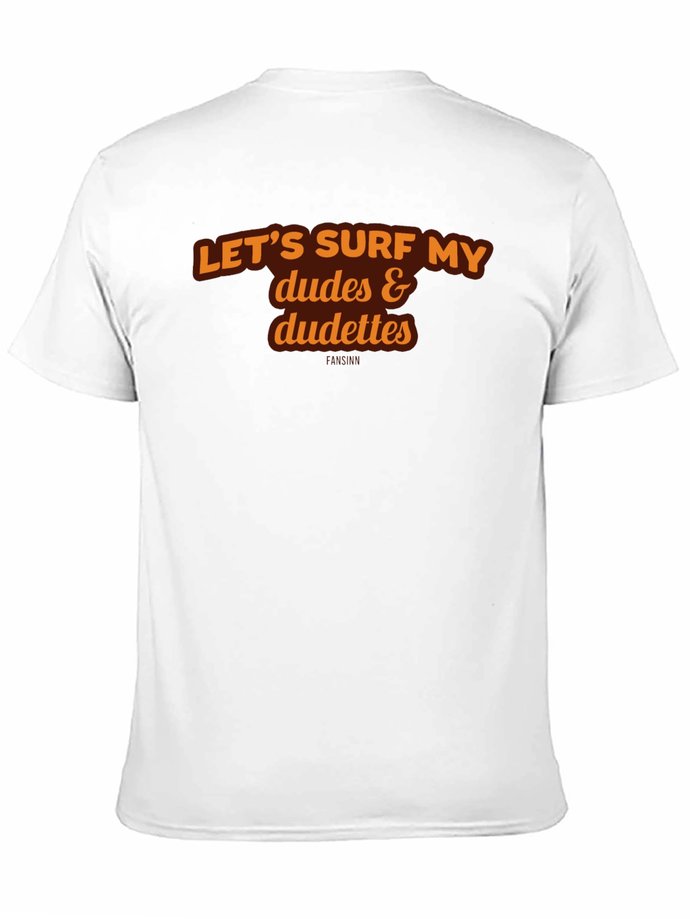 Black Let's Surf Dudes & Dudettes Graphic Tee view 11