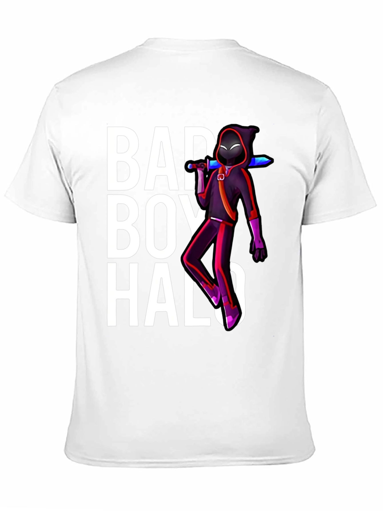 Black BadBoyHalo Graphic T-Shirt - Black Crew Neck view 11