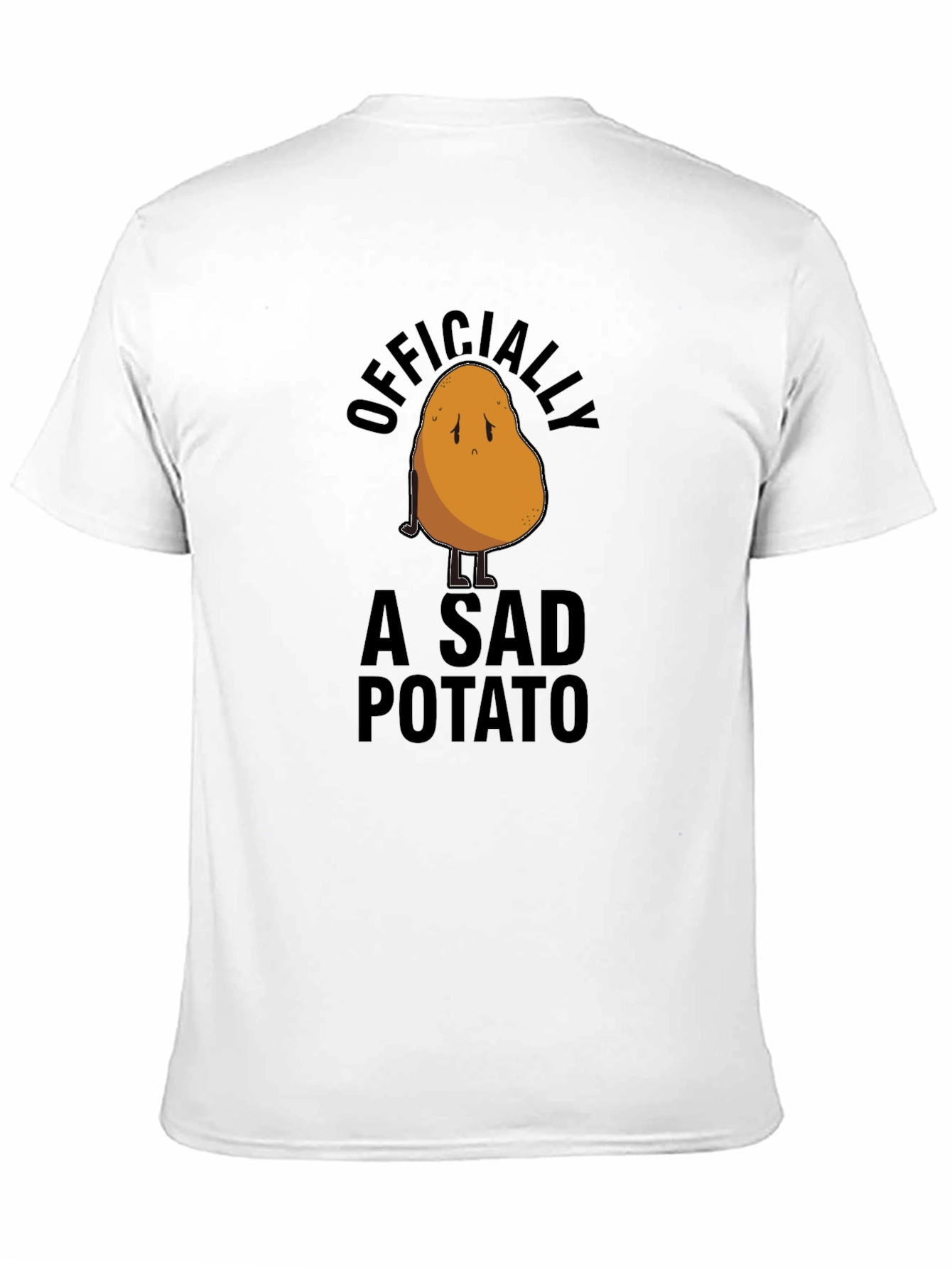 Black Officially A Sad Potato T-Shirt view 11