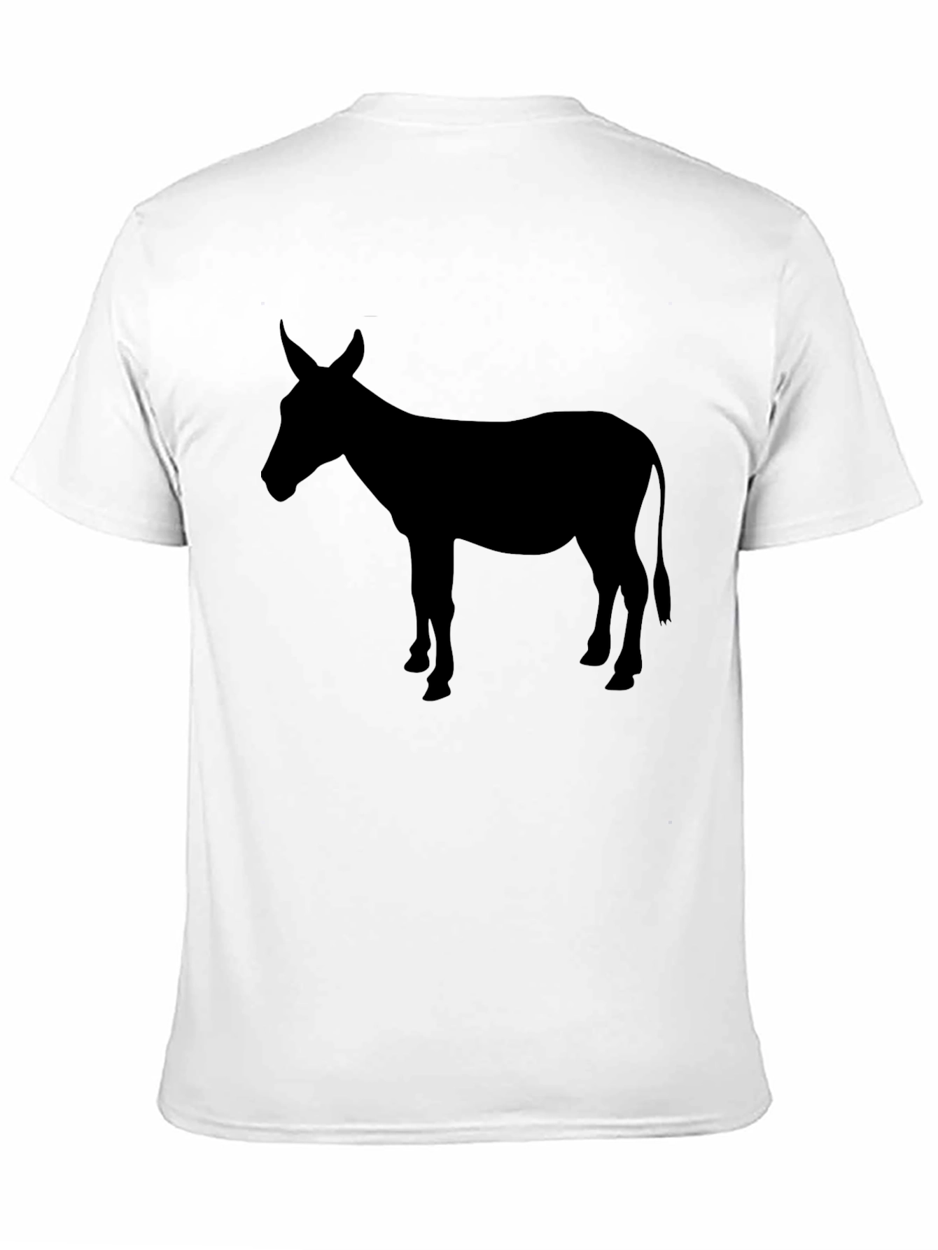 Black Black Donkey Silhouette Graphic T-Shirt view 11