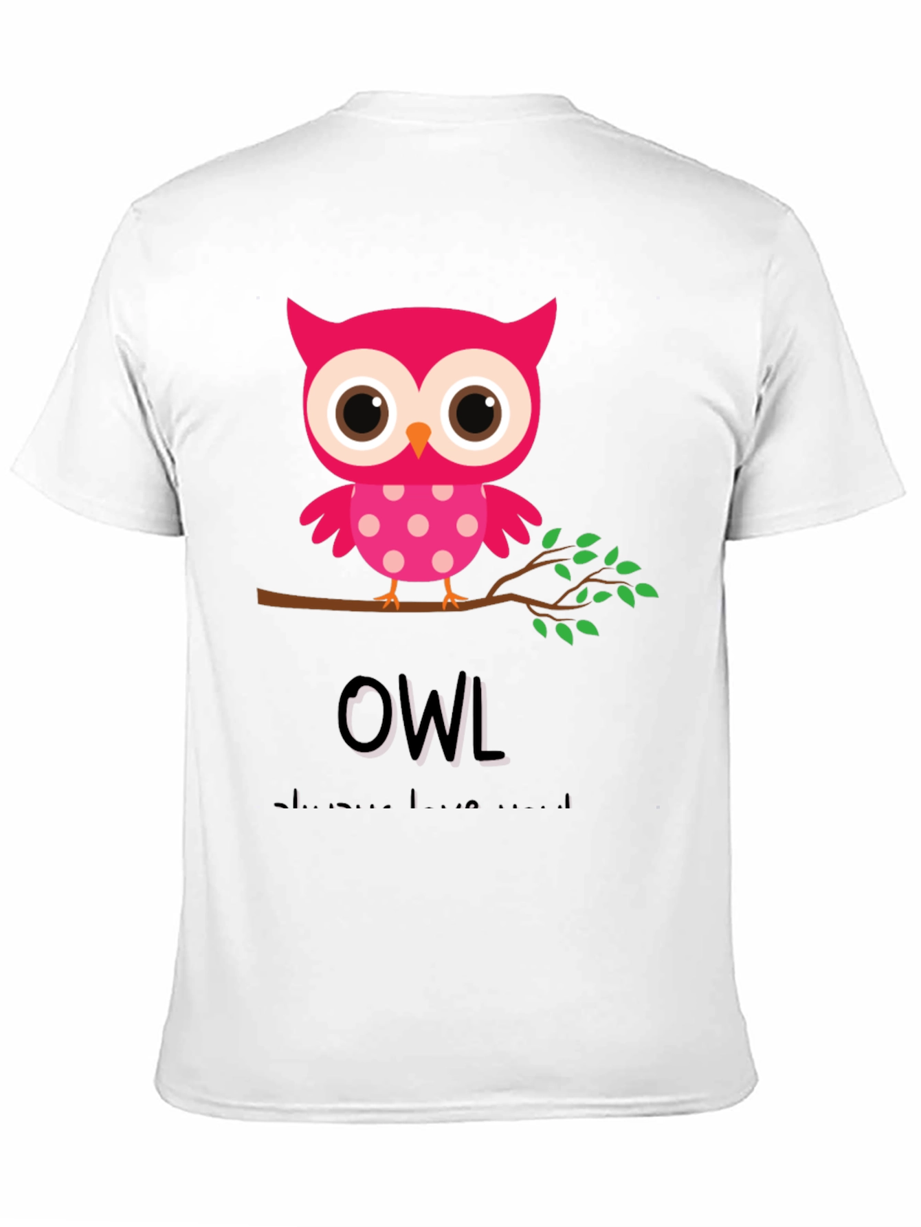 Black Owl Always Love You Graphic Tee view 11
