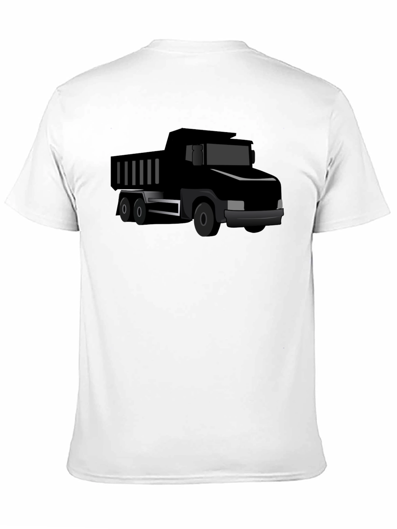 Black Black Truck Graphic Tee - Cool Men's T-Shirt view 11