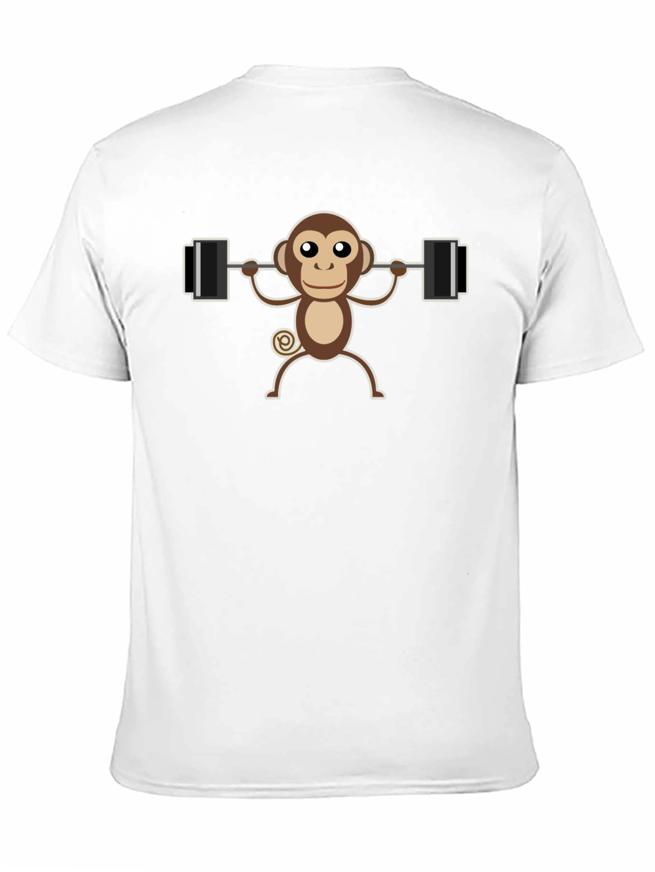 Black Monkey Barbell T-Shirt - Lift Like a Pro! view 11