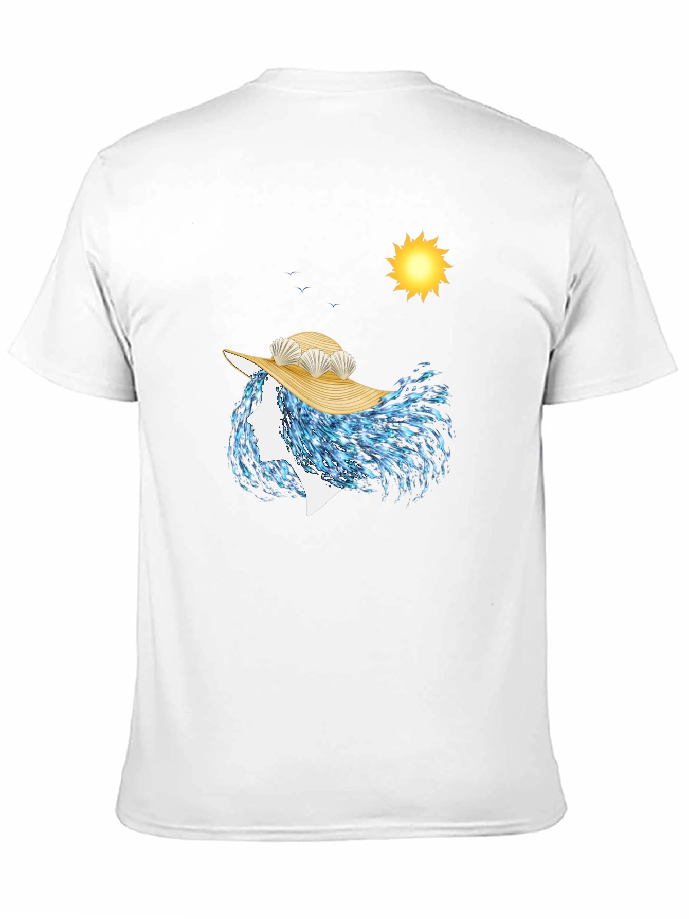 Ocean Wave Woman T-Shirt - Unique Artistic Design - 11