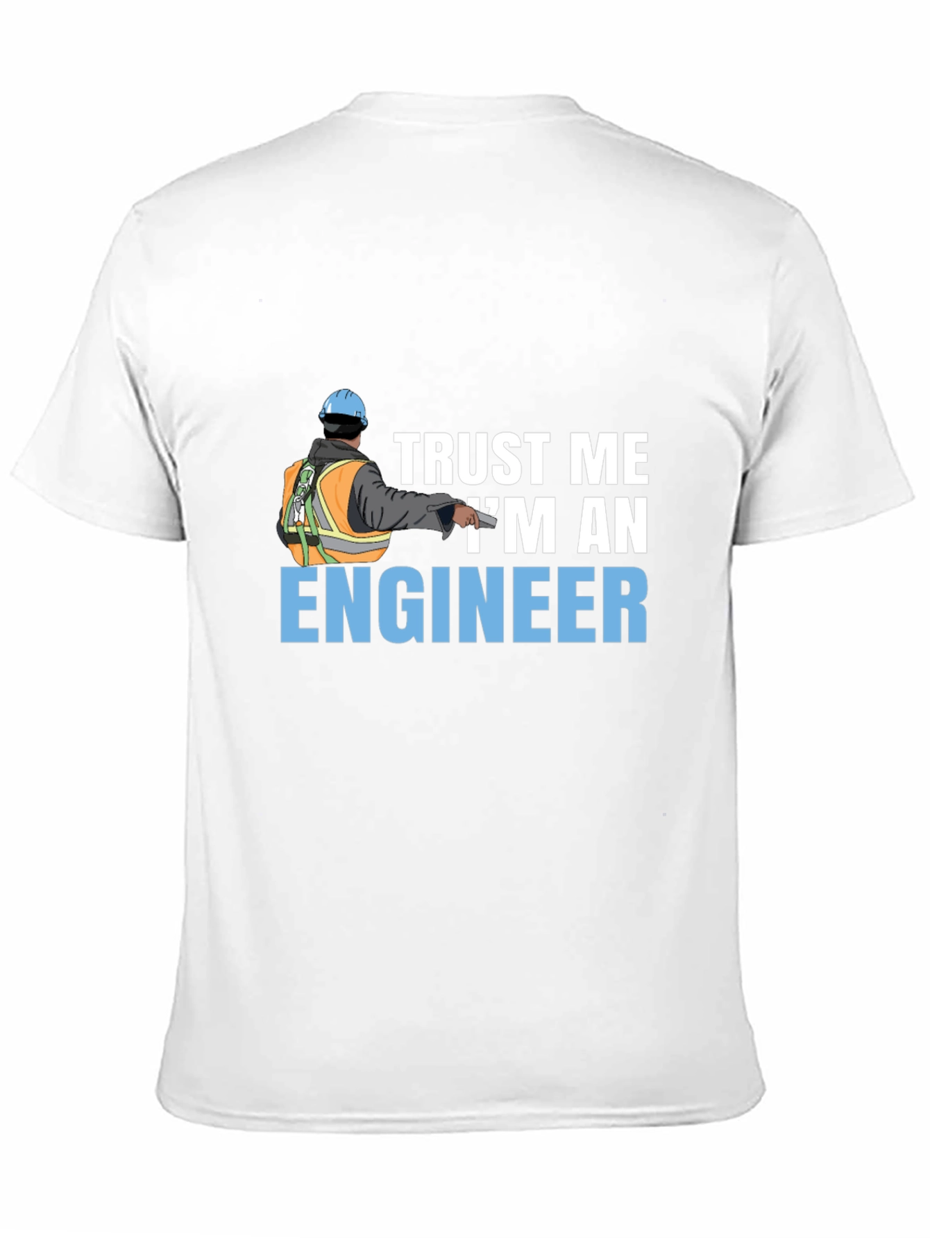 Black Trust Me I'm An Engineer Black T-Shirt view 11