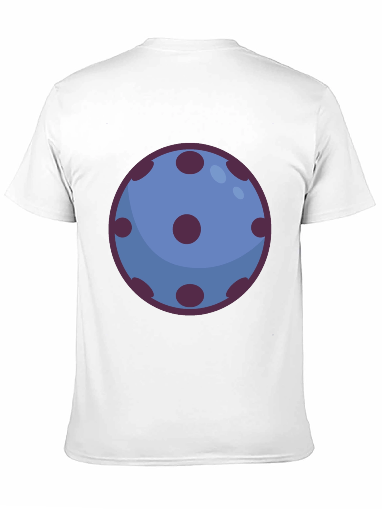 Black Abstract Polka Dot Orb Graphic Tee - Unisex Casual Top view 11