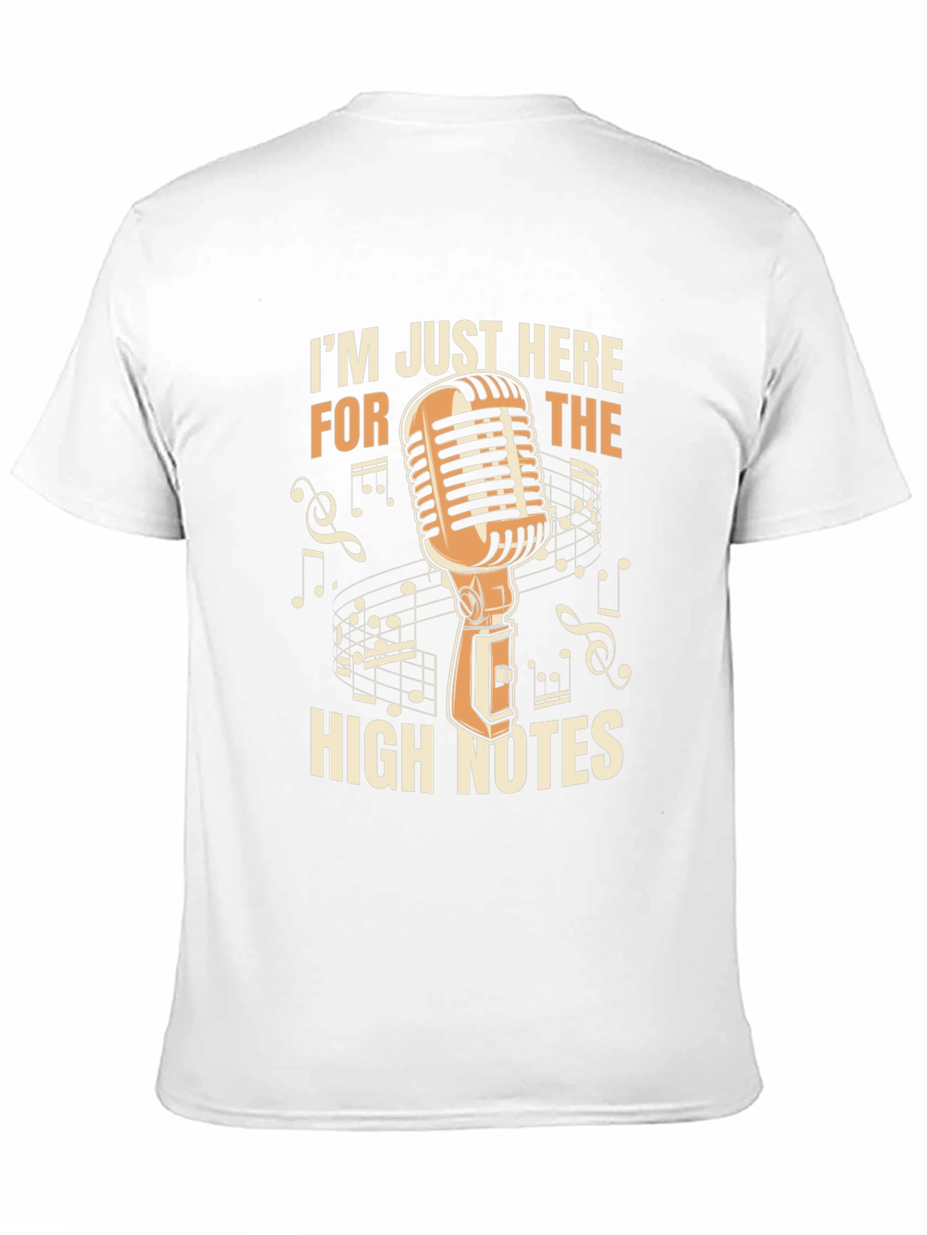 Black I'm Just Here for the High Notes T-Shirt view 11