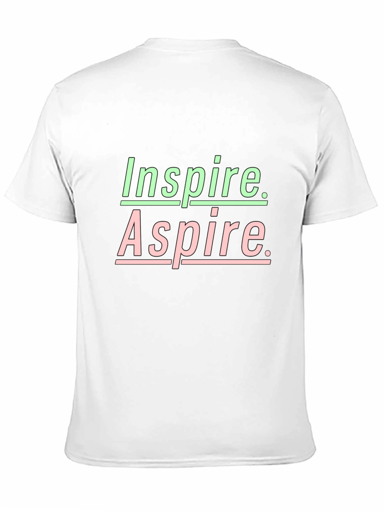 Black Inspire Aspire Graphic Tee - Black view 11