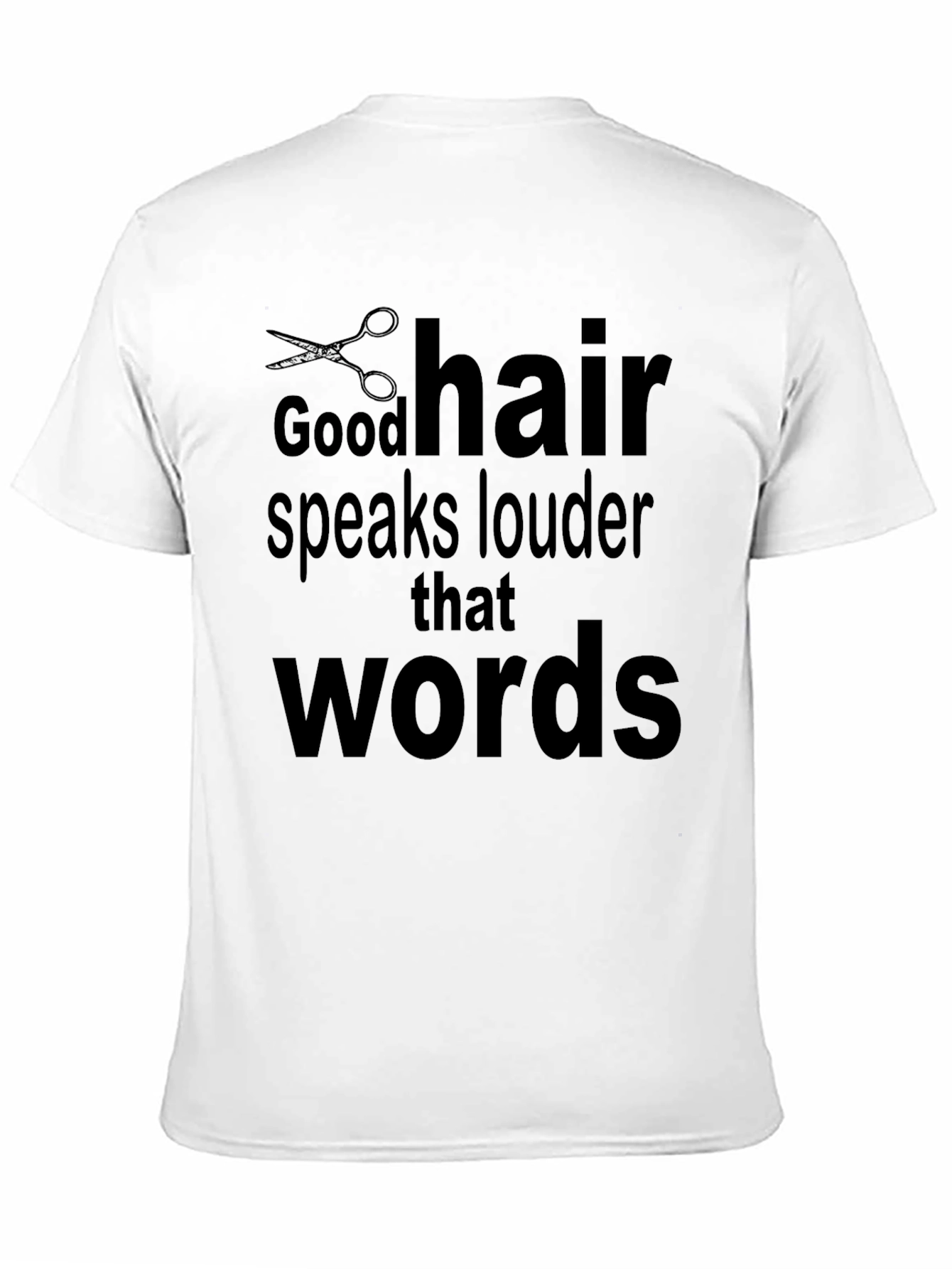 Black Good Hair Speaks Louder T-Shirt - Stylish & Trendy view 11