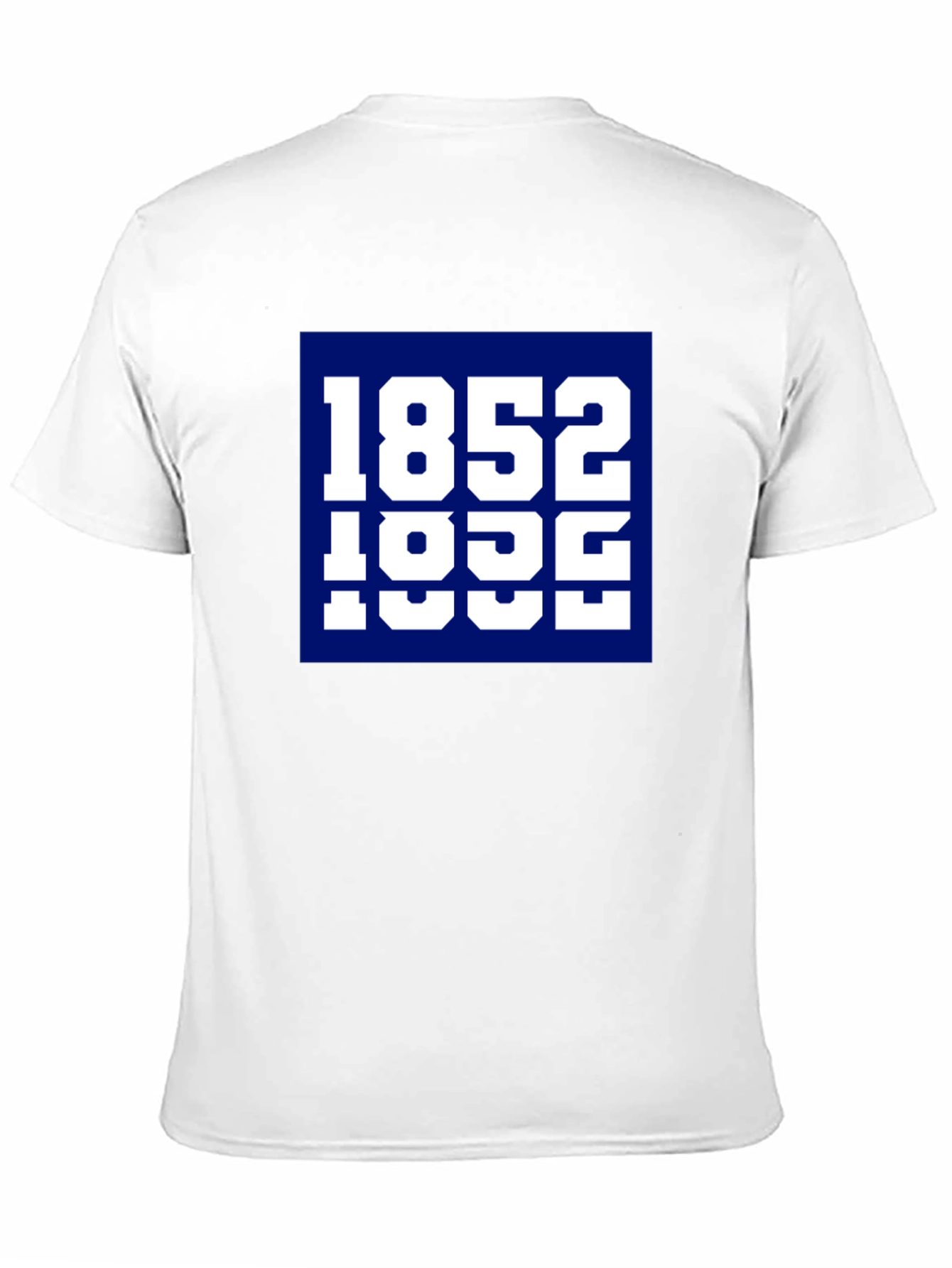 Black 1852 Tee - Retro Collegiate Style T-Shirt view 11