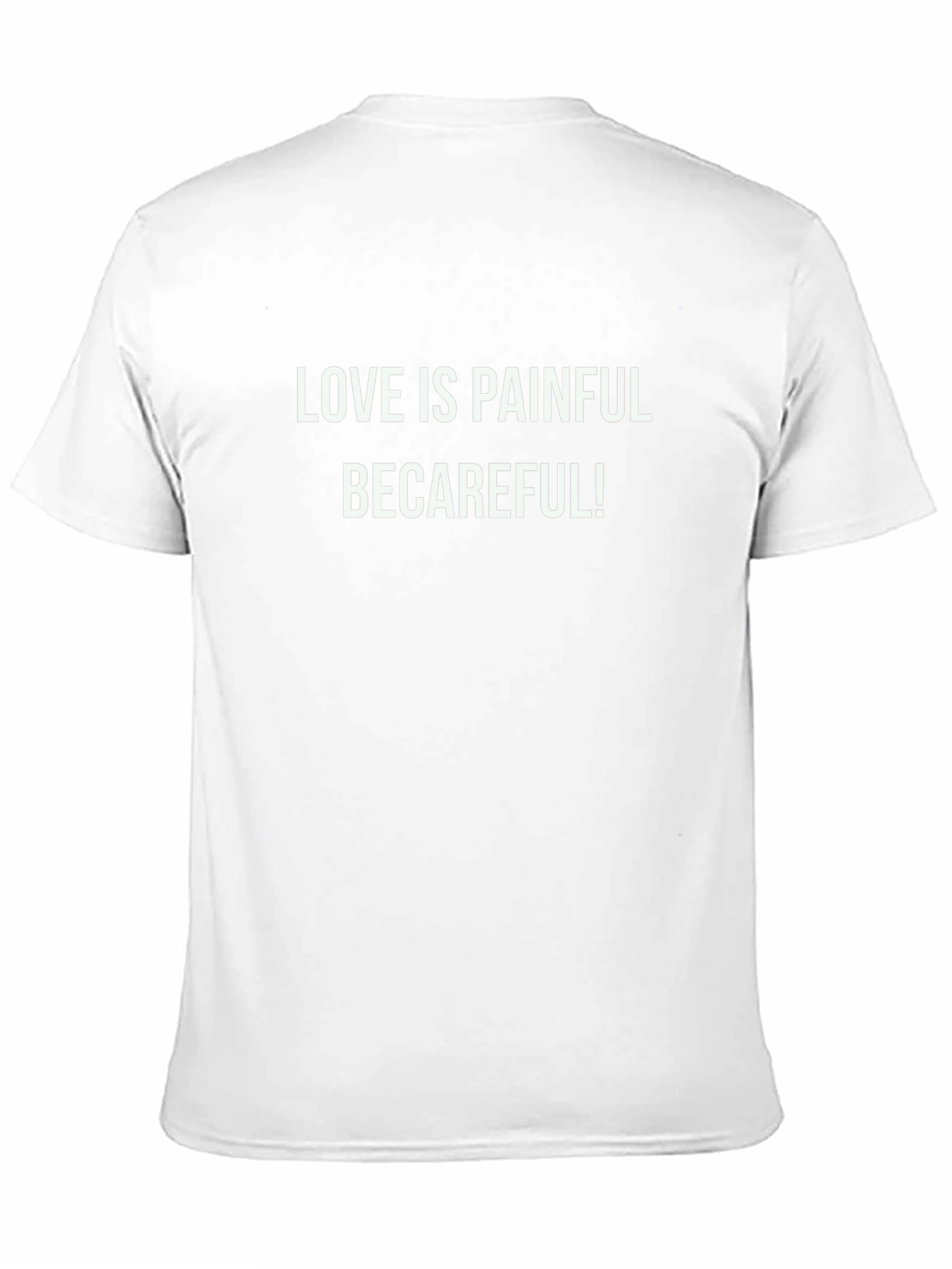 Black Love Hurts T-Shirt - Be Careful! view 11