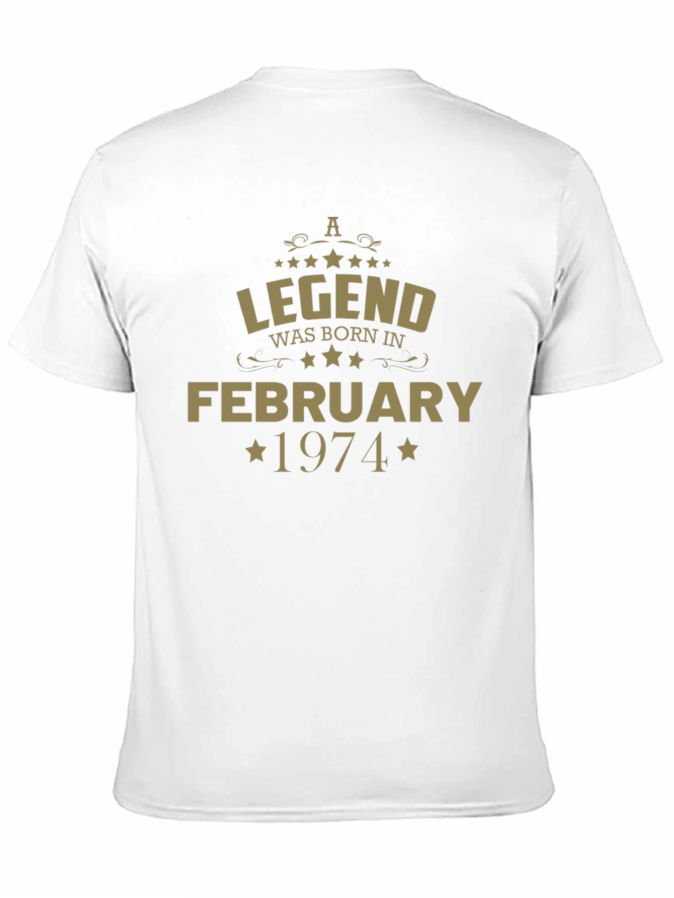 Black Legend Born in February 1974 T-Shirt view 11