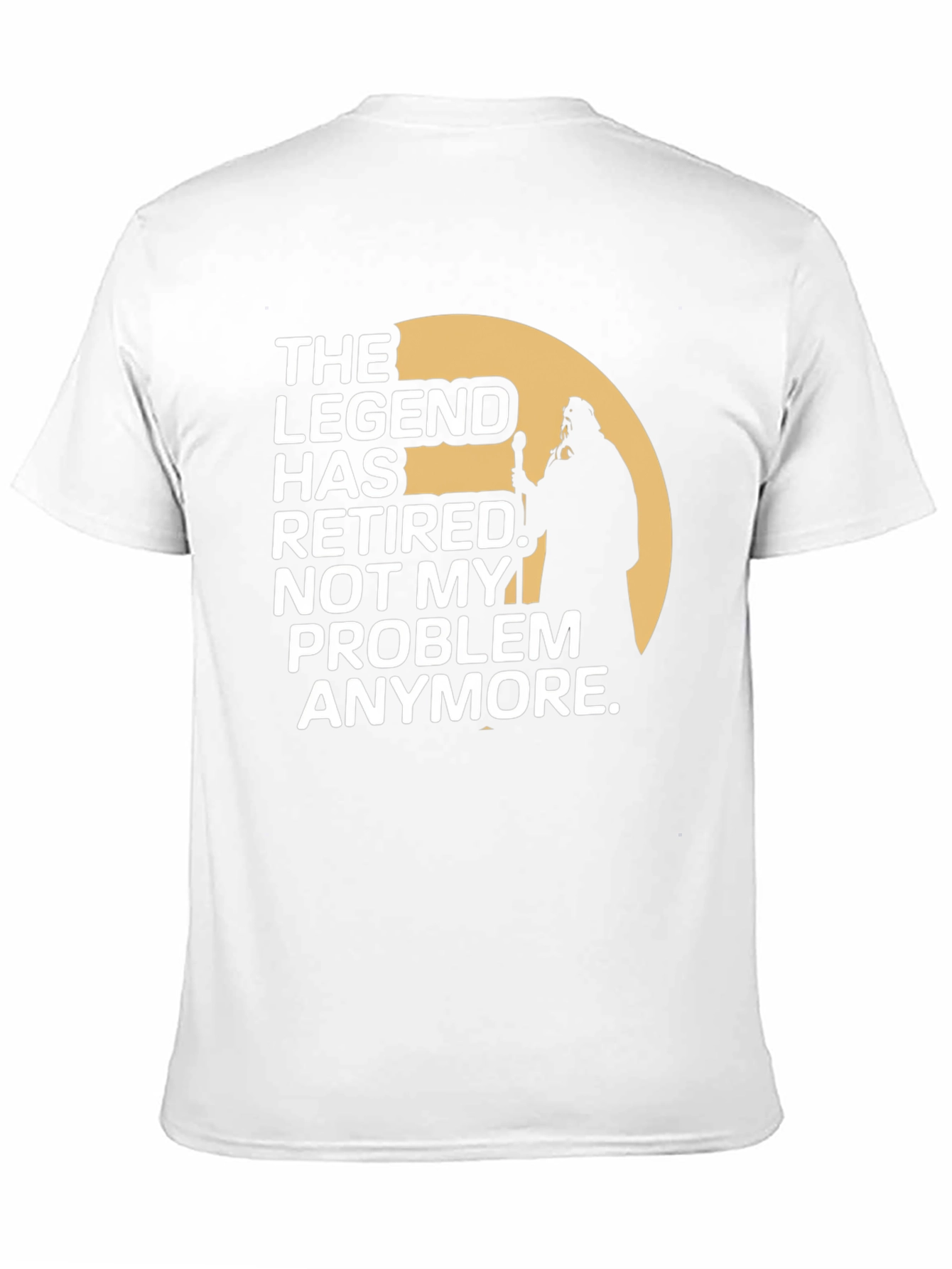 Black The Legend Has Retired Graphic T-Shirt view 11