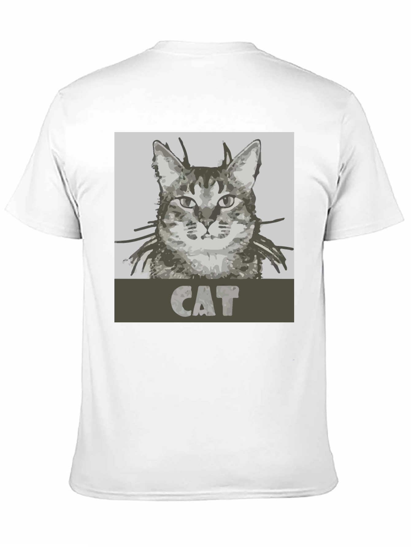 Black Cool Cat Graphic Tee - Black Unisex T-Shirt view 11
