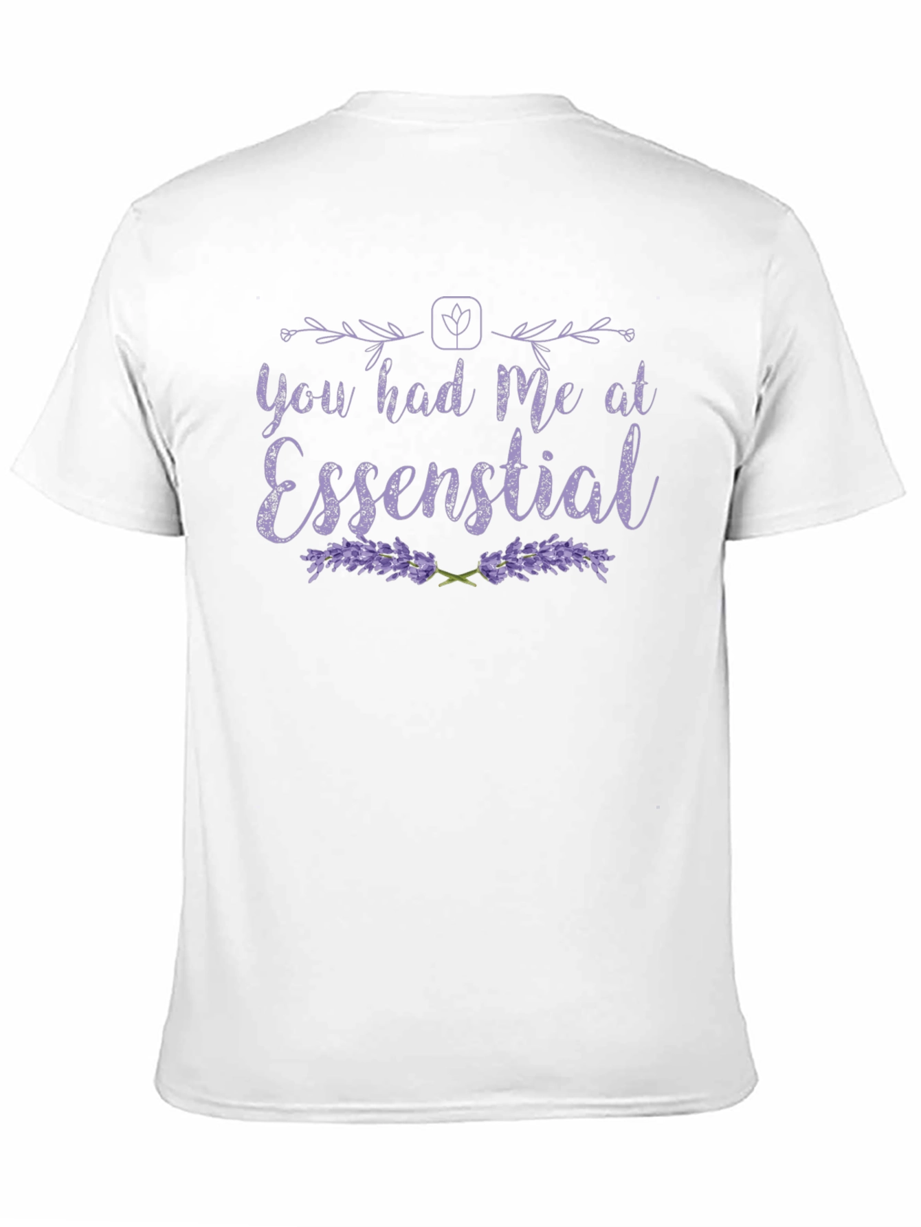 Black Essential Lavender Graphic T-Shirt view 11