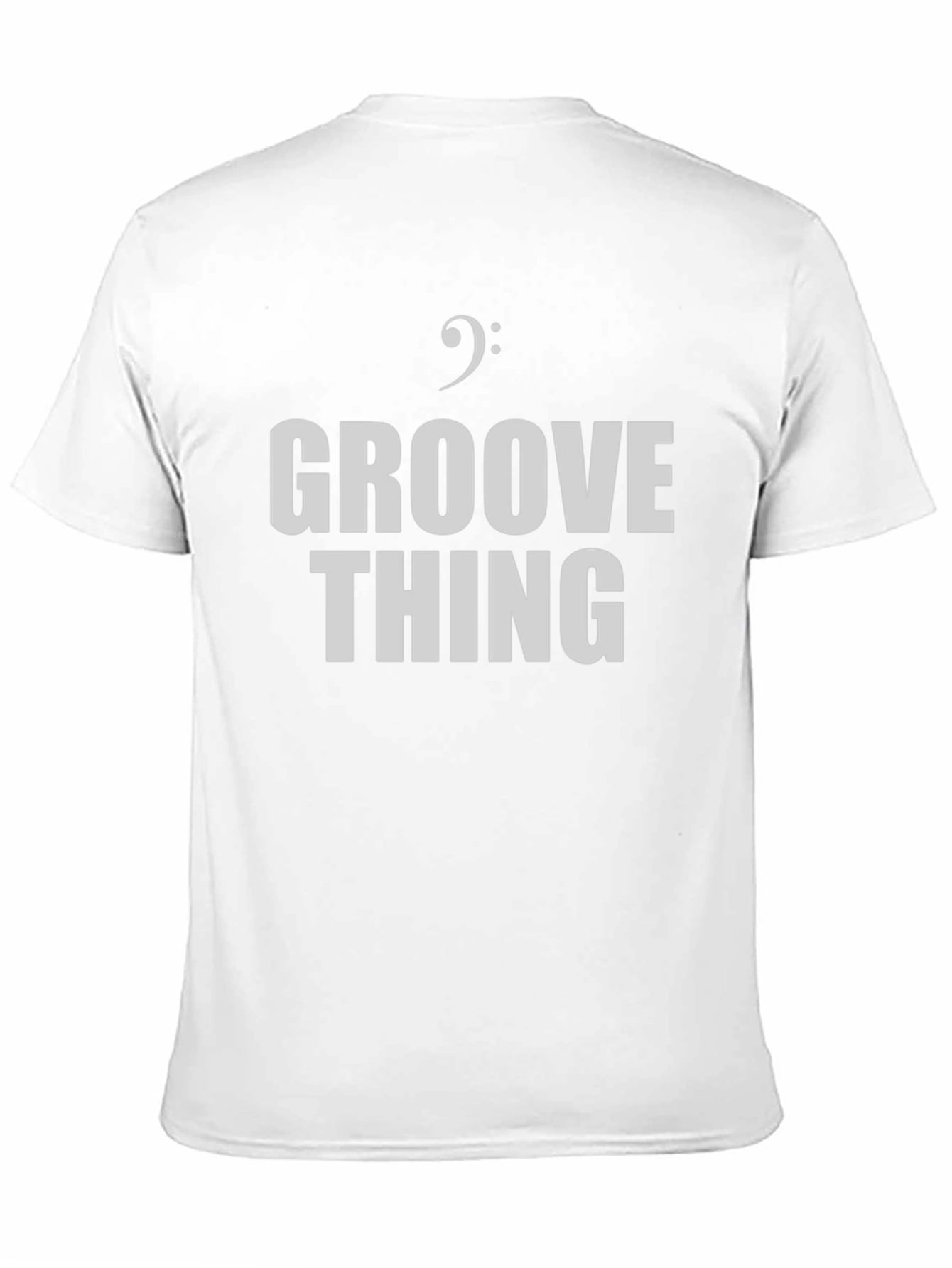 Black Groove Thing T-Shirt - Bass Clef Graphic Tee view 11