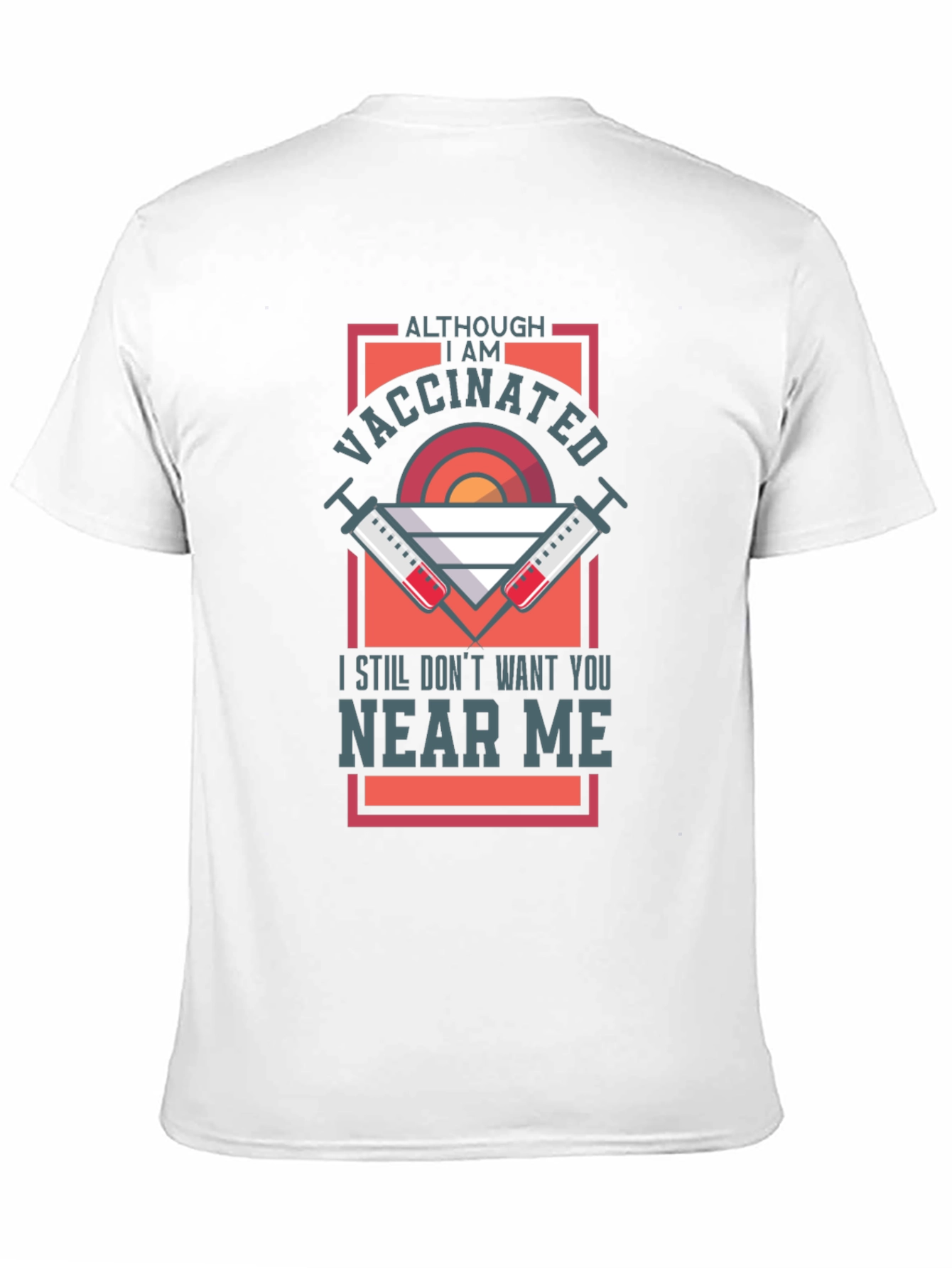 Black Vaccinated Graphic Tee - Stay Away T-Shirt view 11