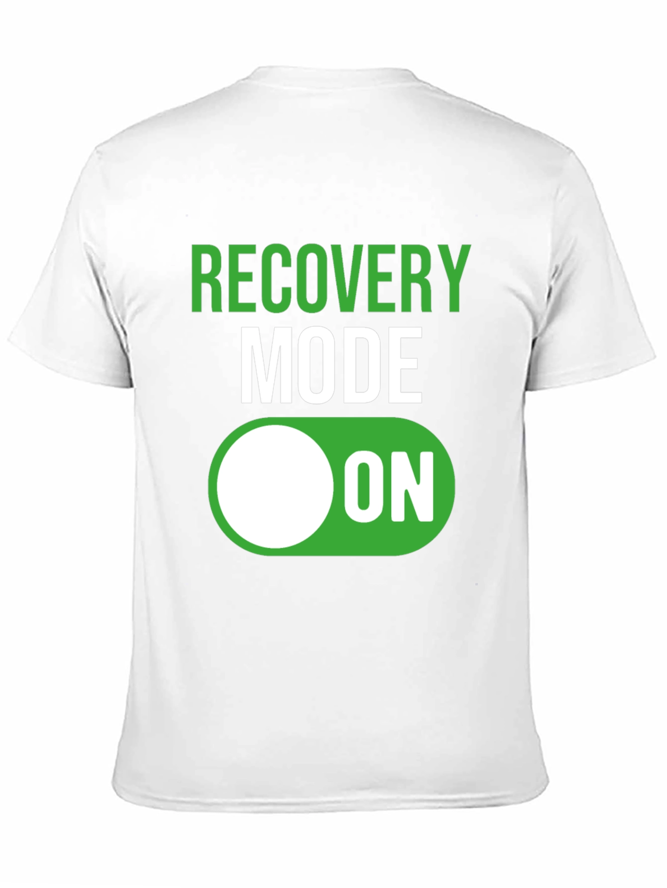 Black Recovery Mode ON T-Shirt - Funny Get Well Gift view 11
