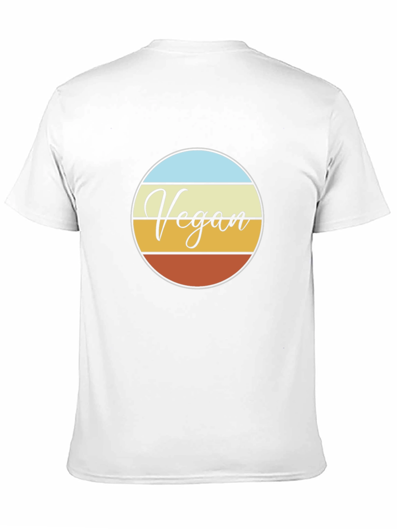 Black Vegan Retro Circle T-Shirt - Black view 11