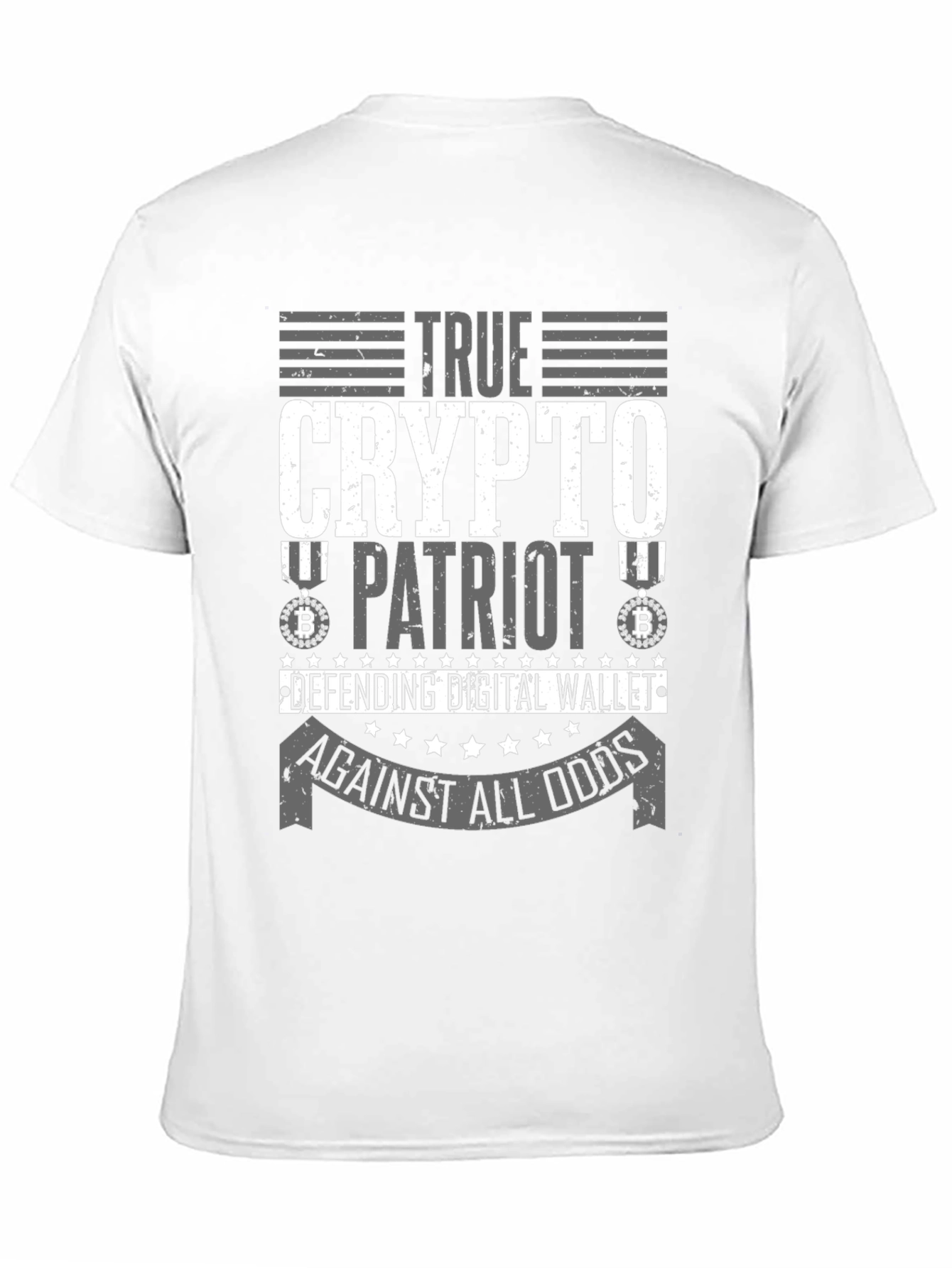 Black True Crypto Patriot Graphic Tee view 11