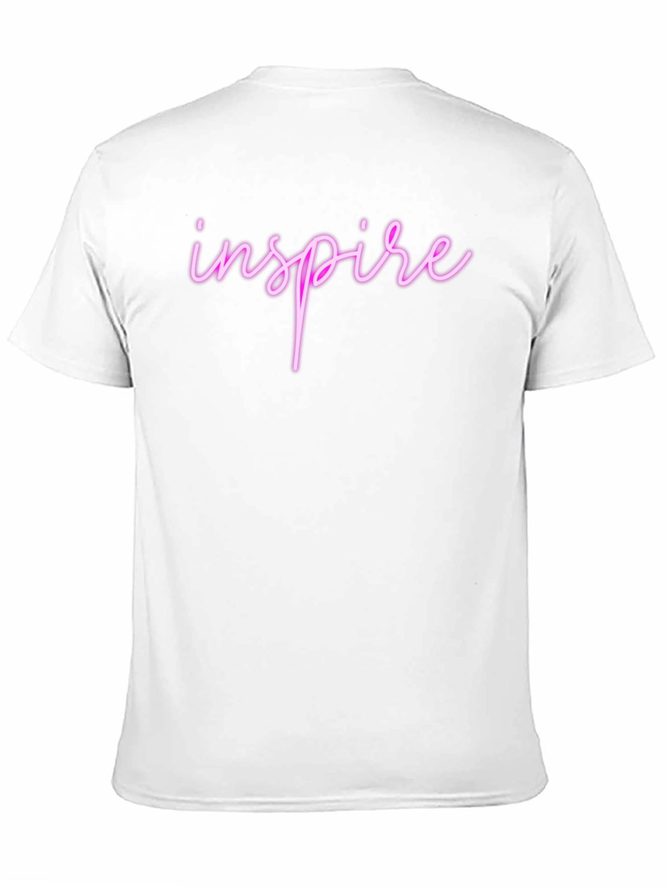 Black Inspire Black Cotton T-Shirt view 11