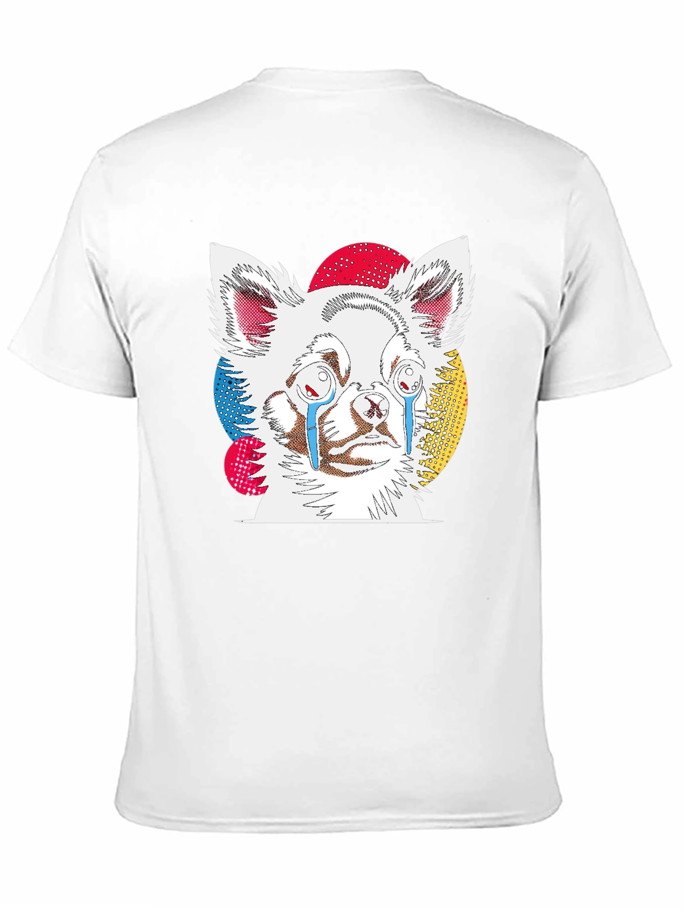 Black Sad Chihuahua Graphic Black T-Shirt view 11