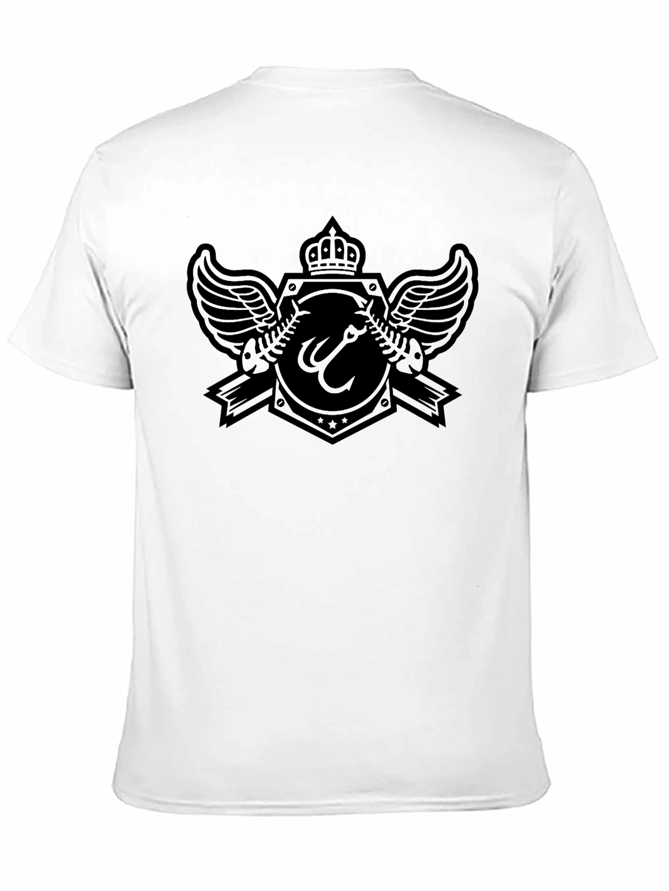 Black Black Emblem Graphic Tee - Men's Casual Fashion view 11