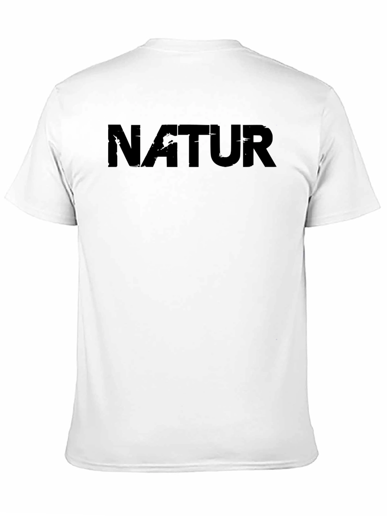 Black Natur Graphic Black T-Shirt Casual Wear view 11