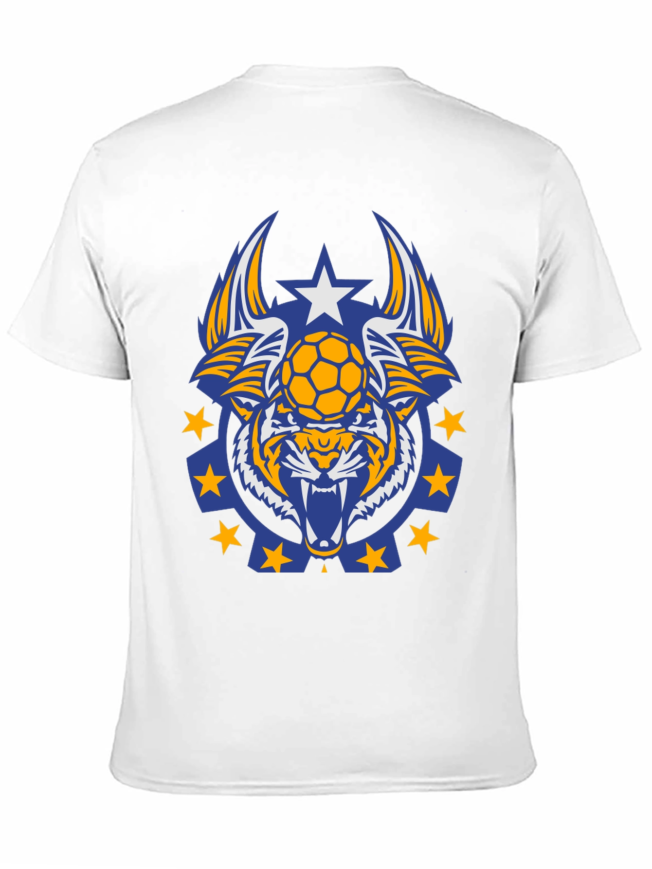 Black Tiger Soccer Graphic Tee - Black view 11